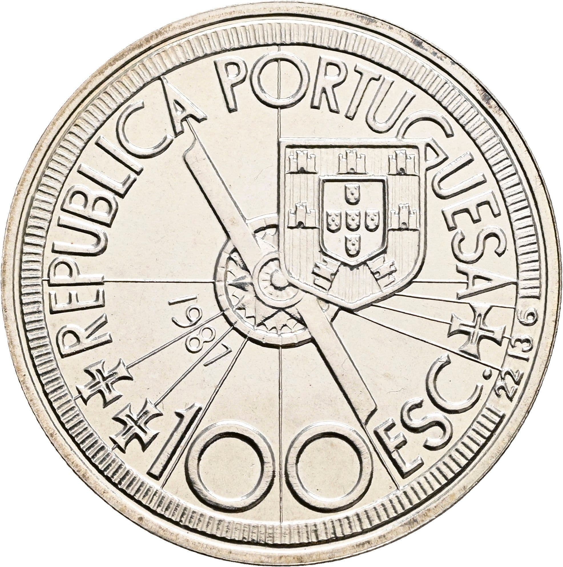 100 Escudos 1987 – Vorderseite