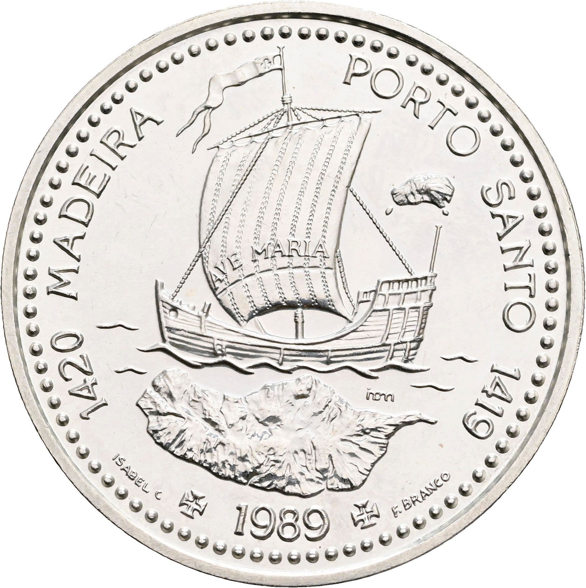 100 Escudos 1989 – Rückseite