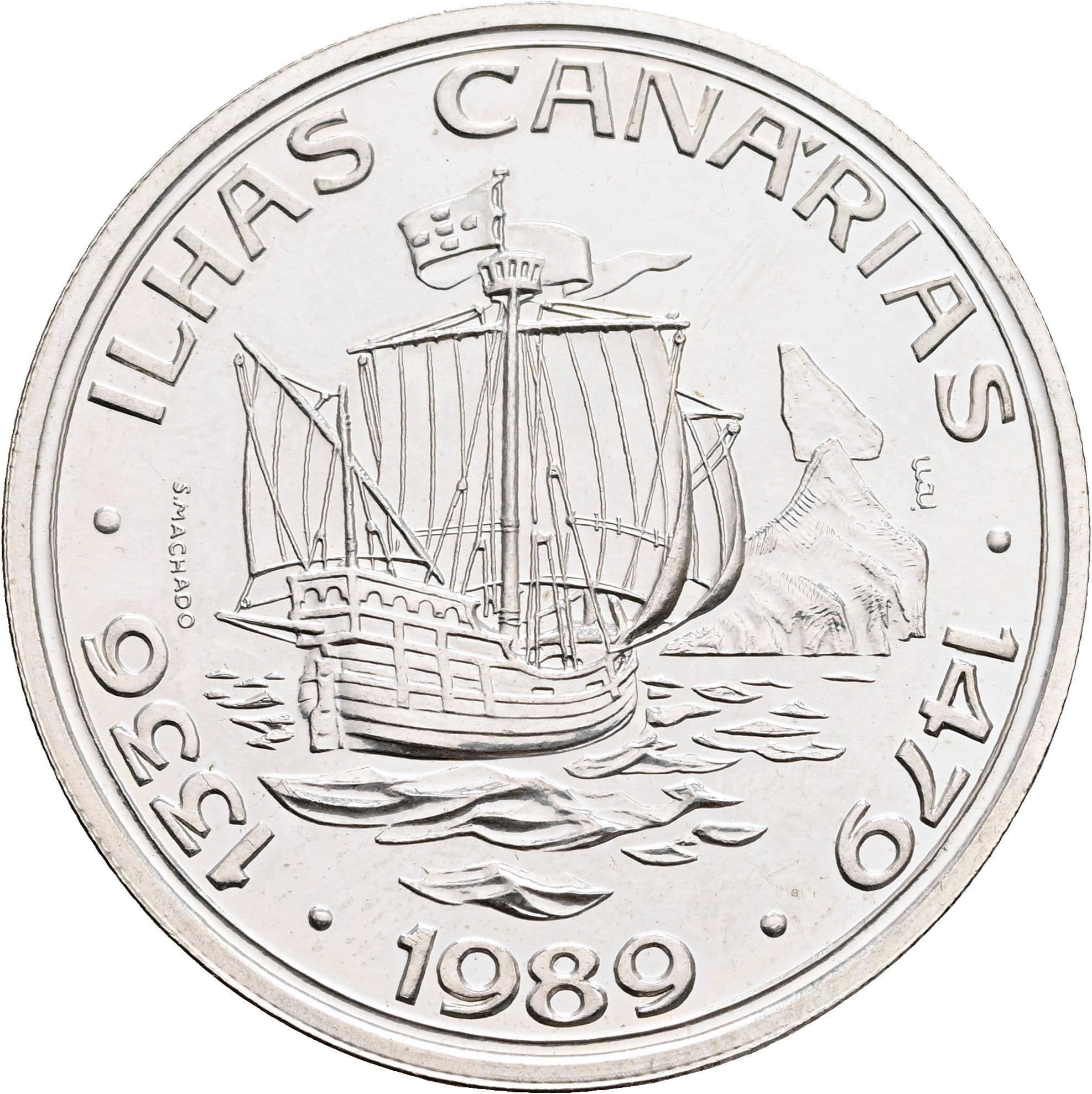 100 Escudos 1989 – Rückseite