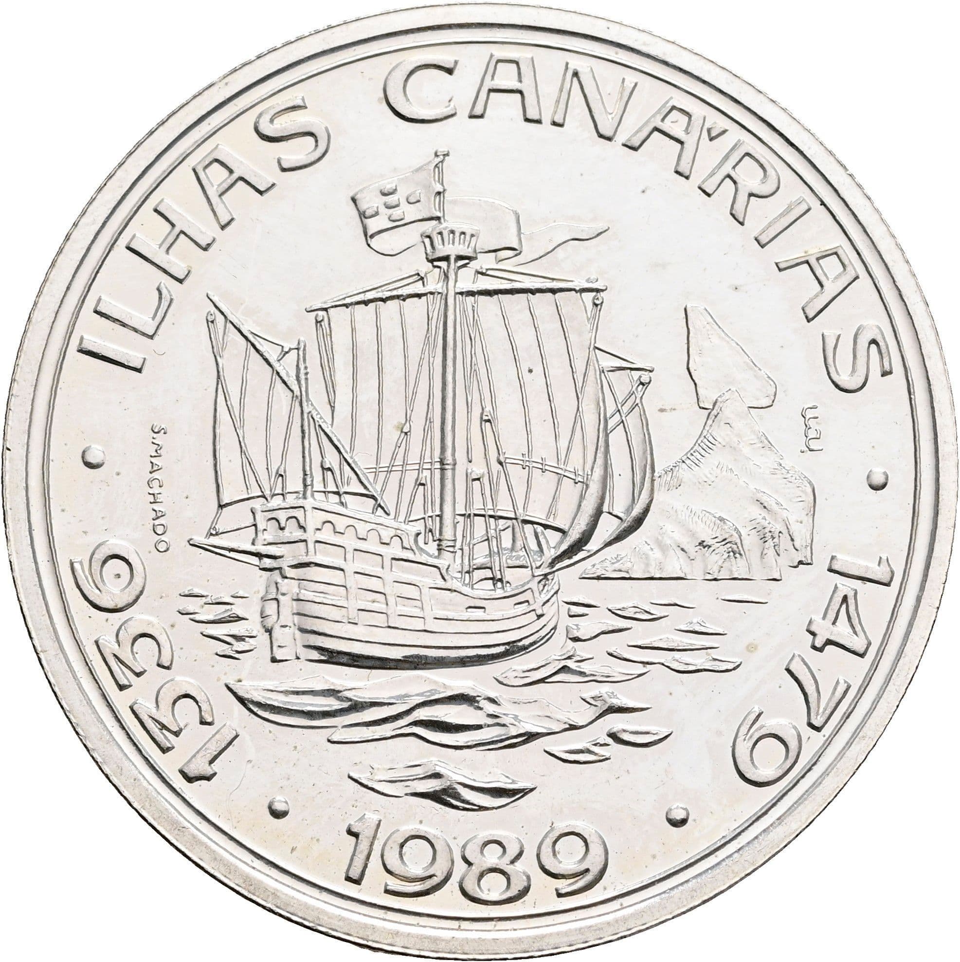 100 Escudos 1989 – Rückseite