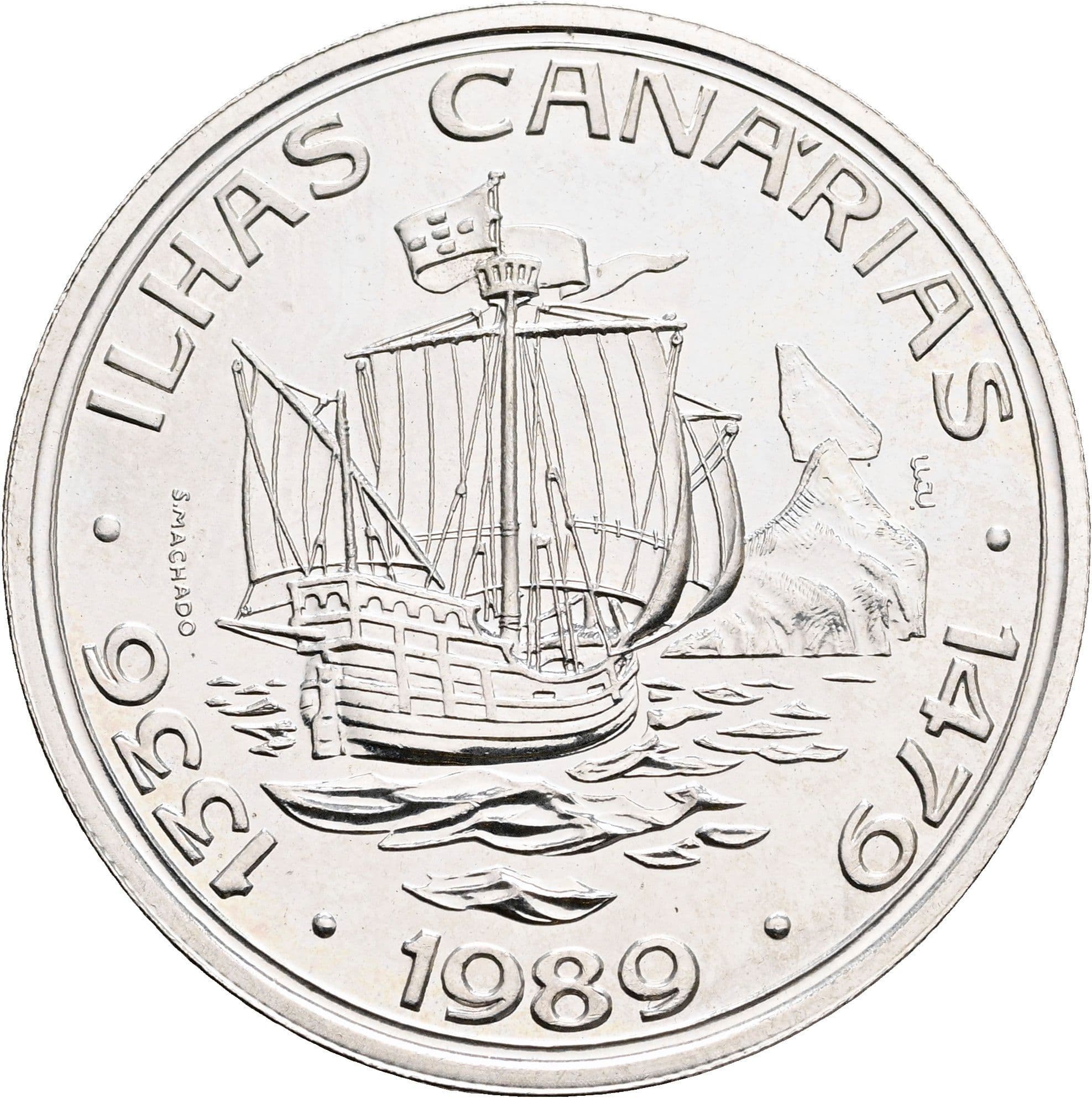 100 Escudos 1989 – Rückseite