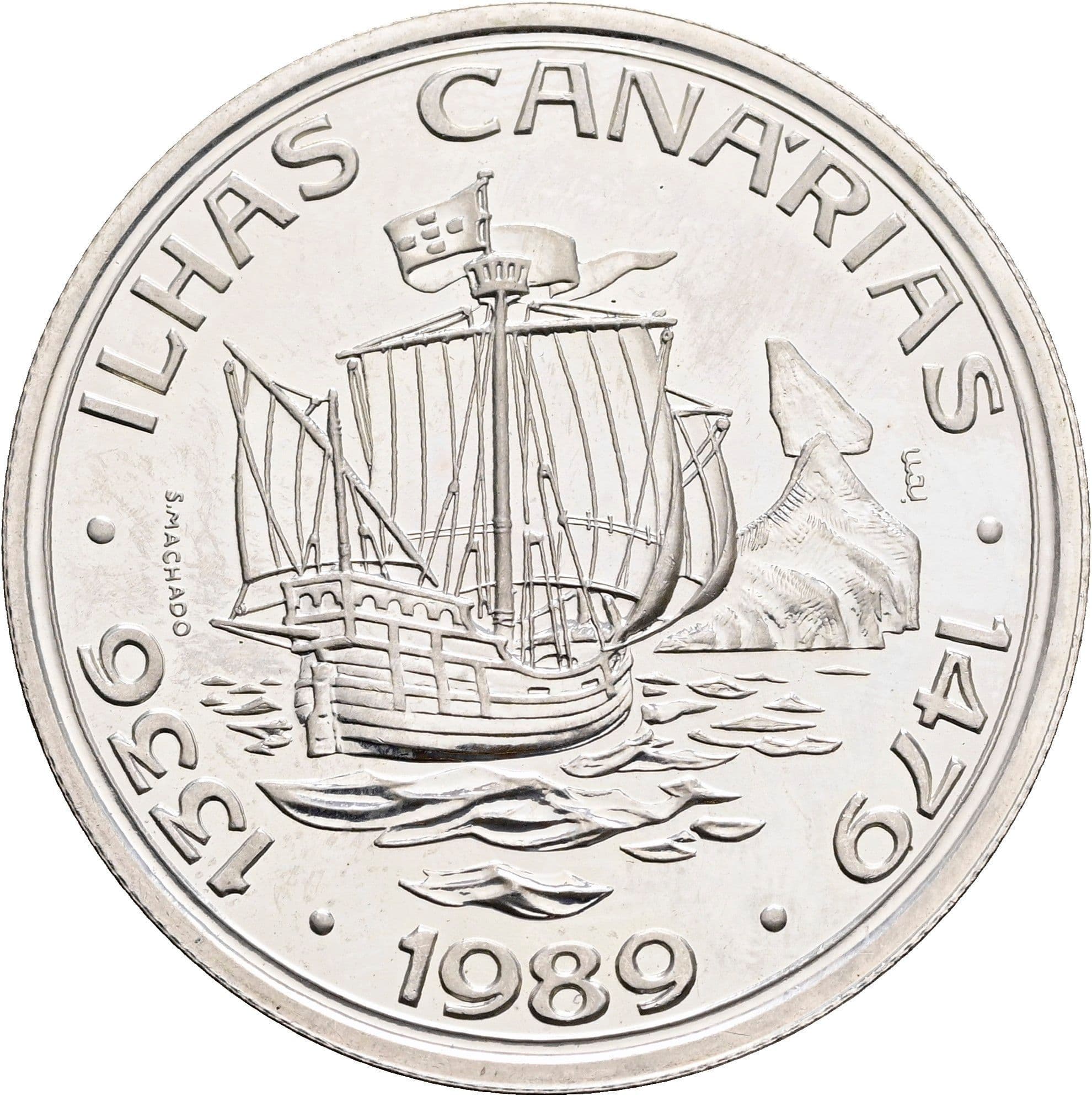 100 Escudos 1989 – Rückseite