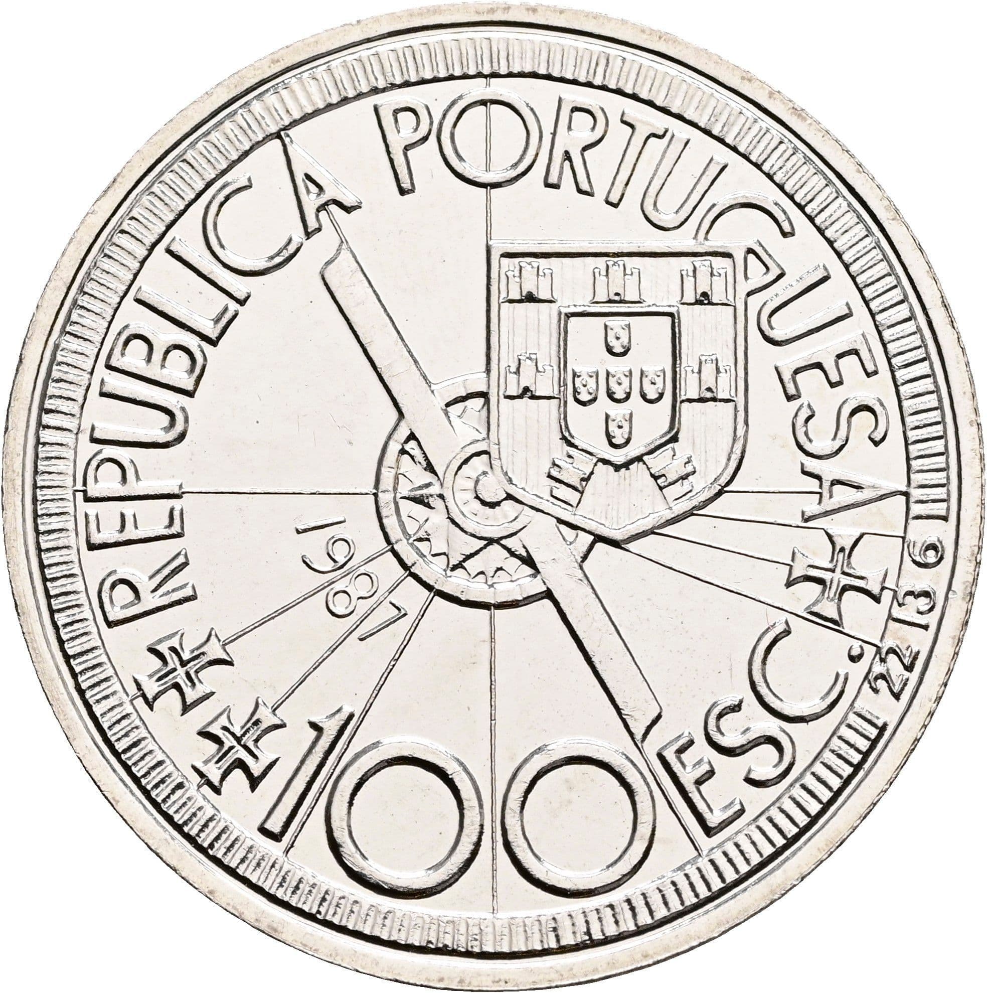 100 Escudos 1987 – Vorderseite
