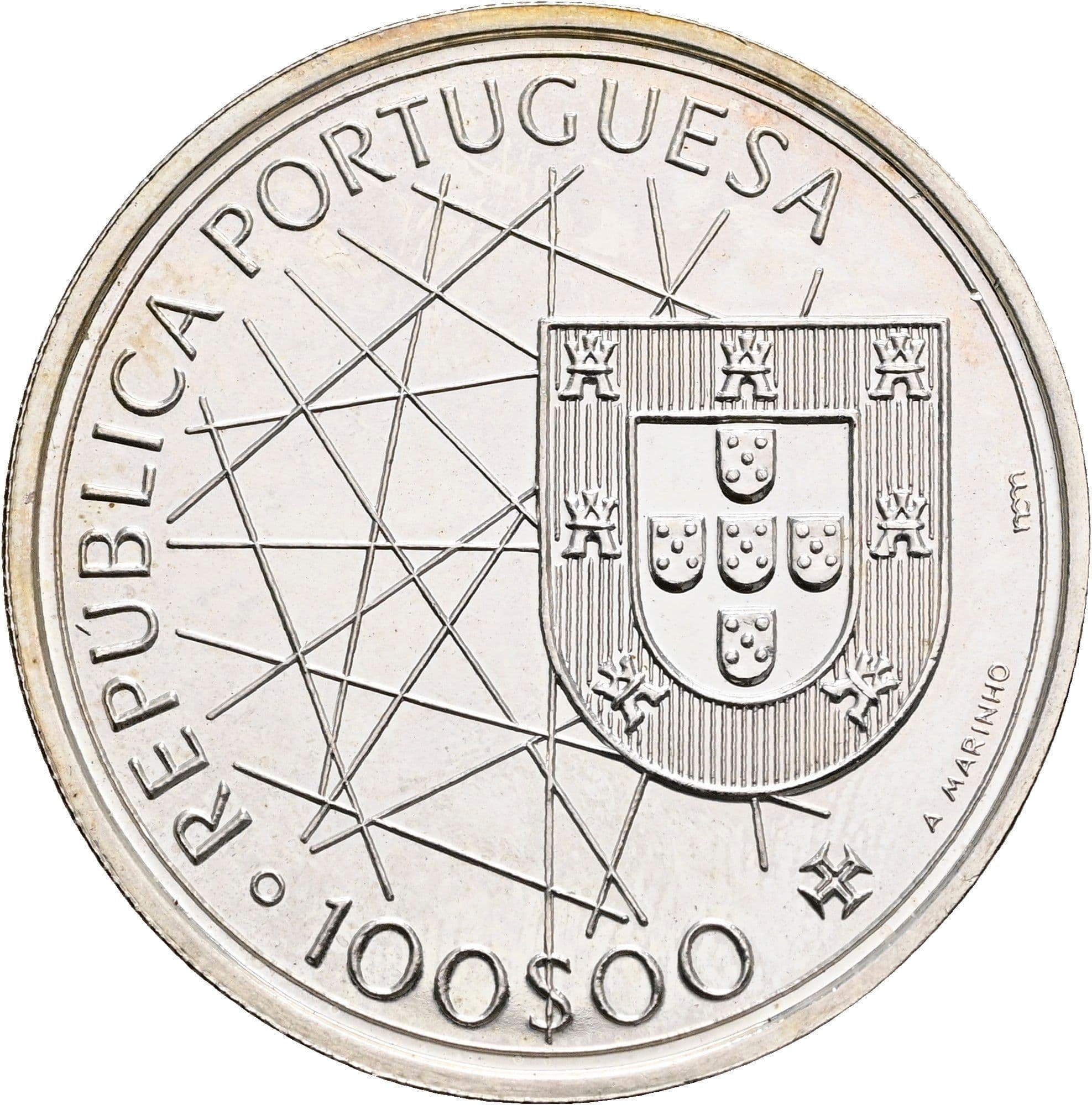 100 Escudos 1989 – Rückseite