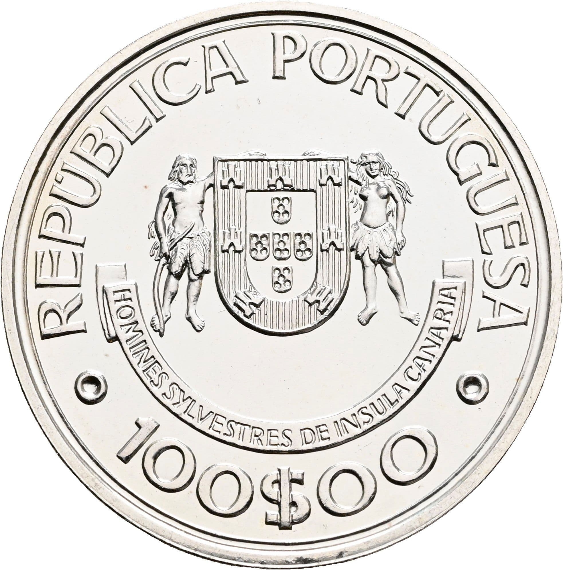 100 Escudos 1989 – Vorderseite