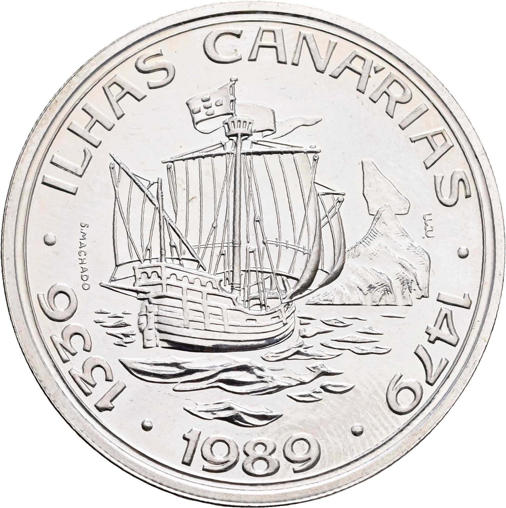 100 Escudos 1989 – Rückseite