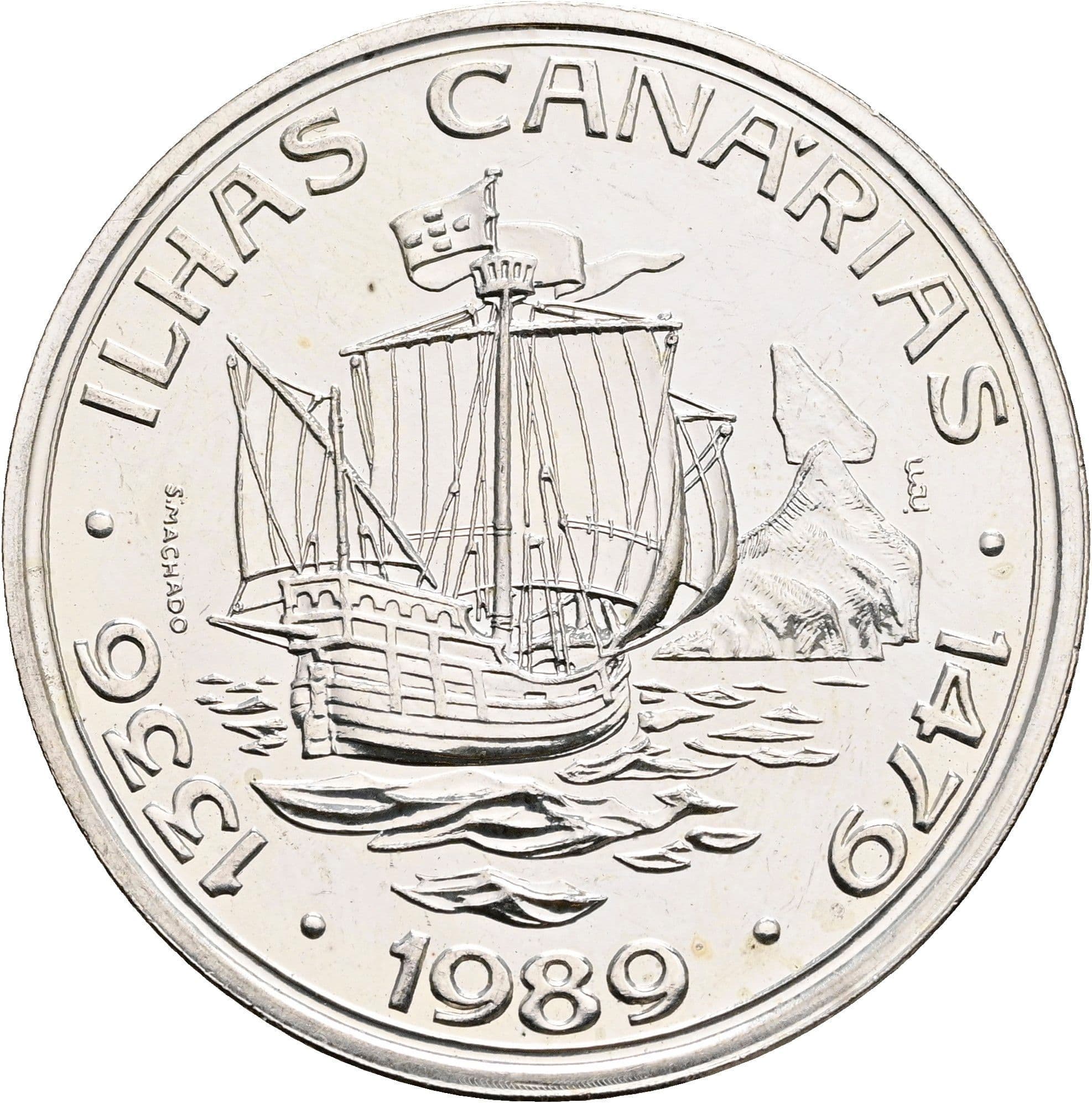 100 Escudos 1989 – Rückseite
