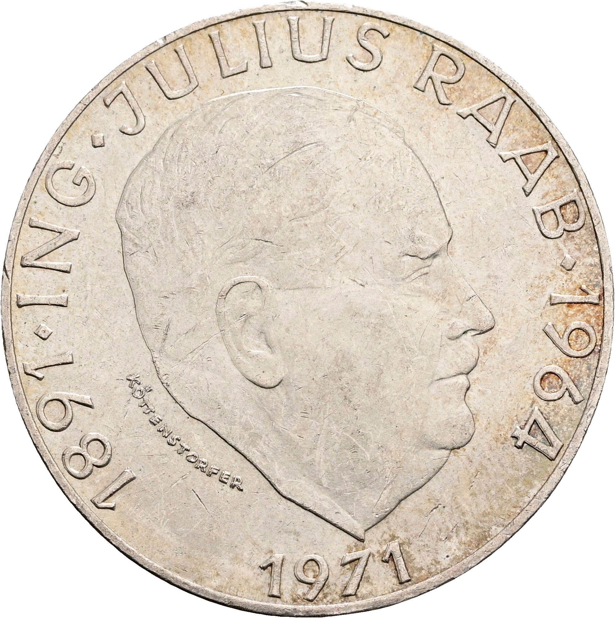 50 Schilling 1971 – Vorderseite