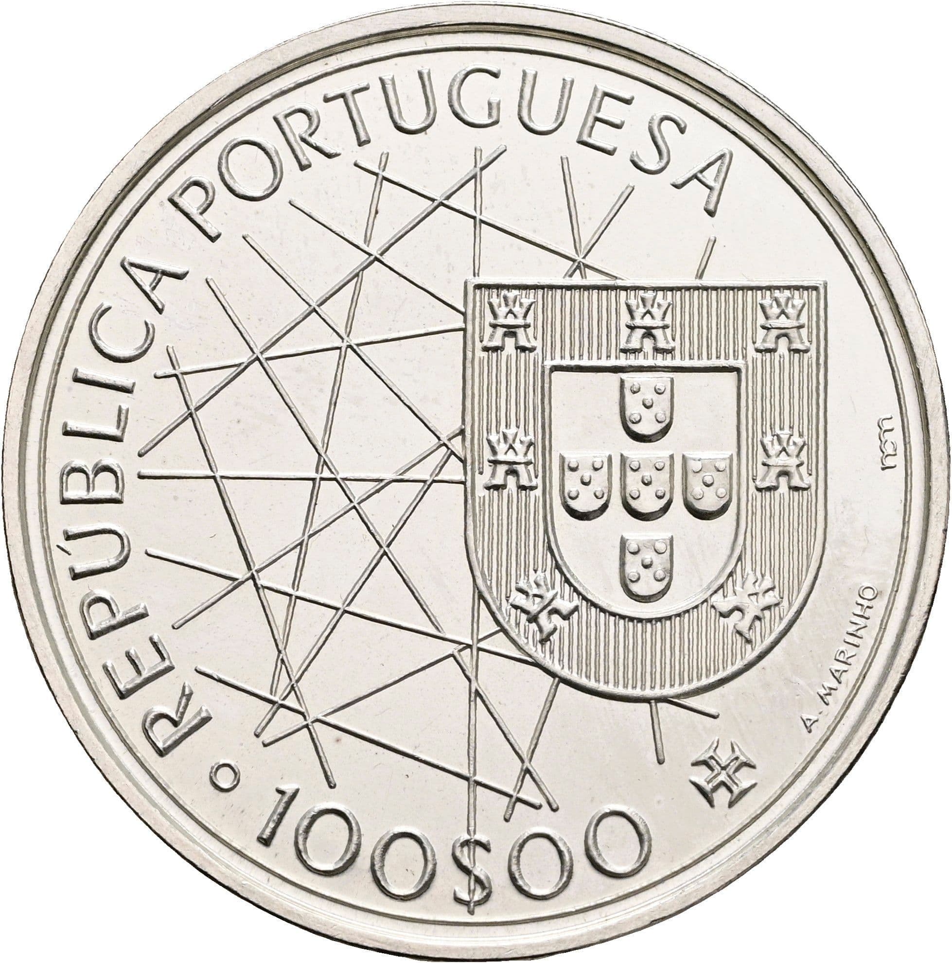 100 Escudos 1989 – Rückseite