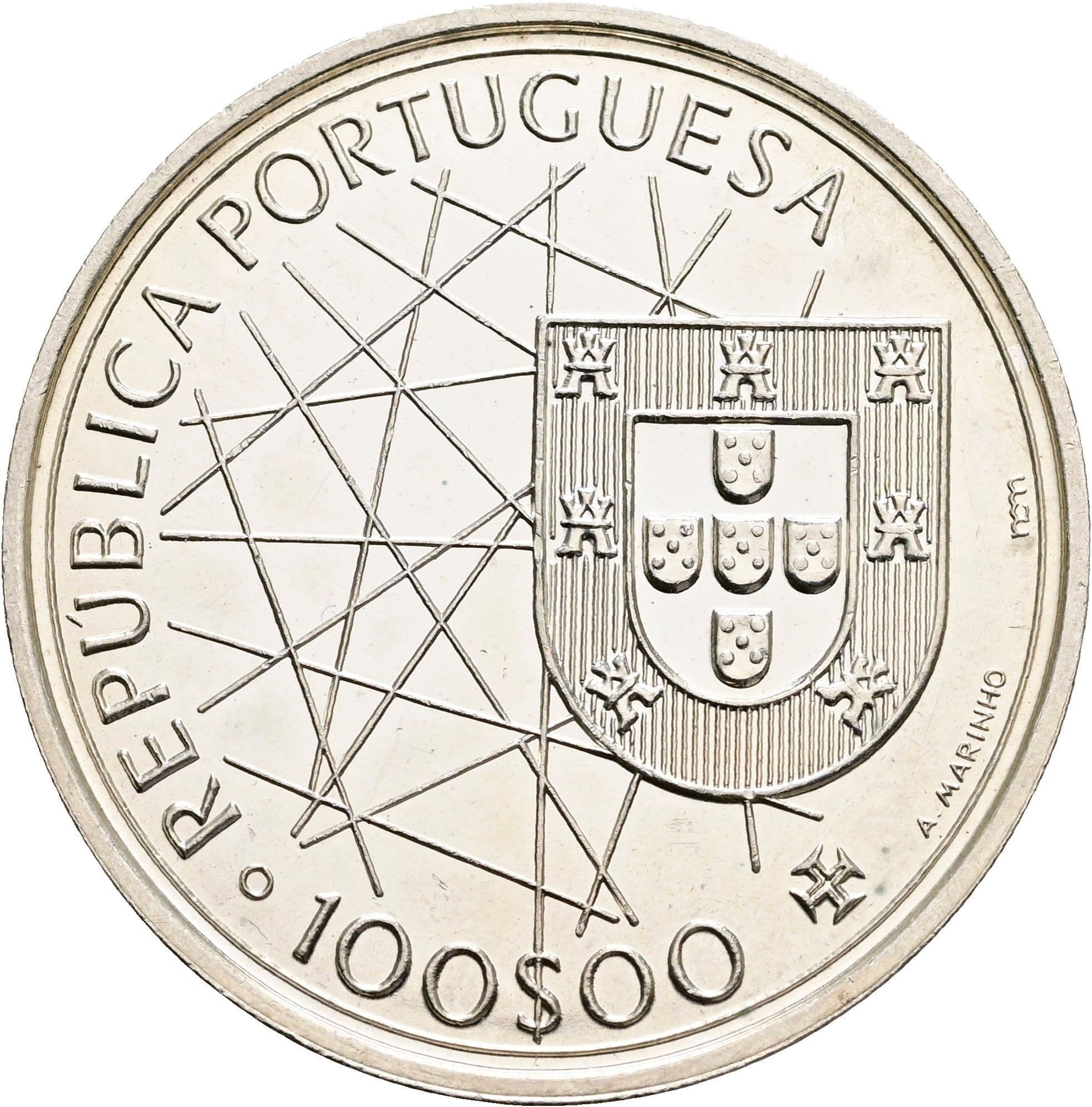 100 Escudos 1989 – Rückseite