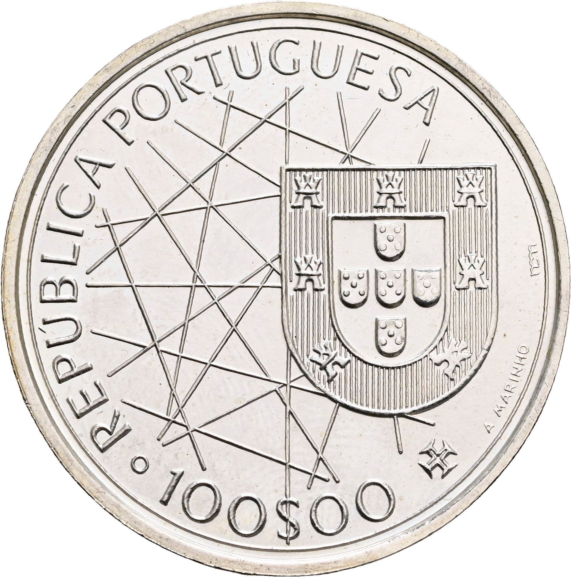 100 Escudos 1989 – Rückseite