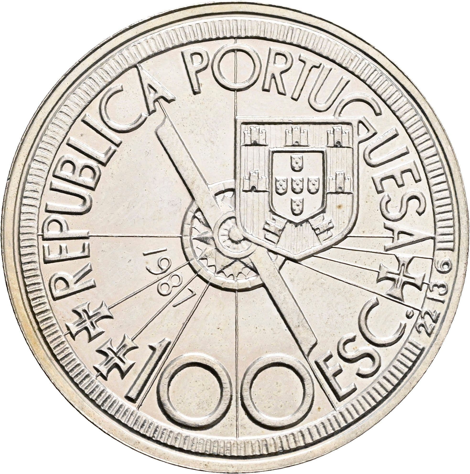 100 Escudos 1987 – Vorderseite