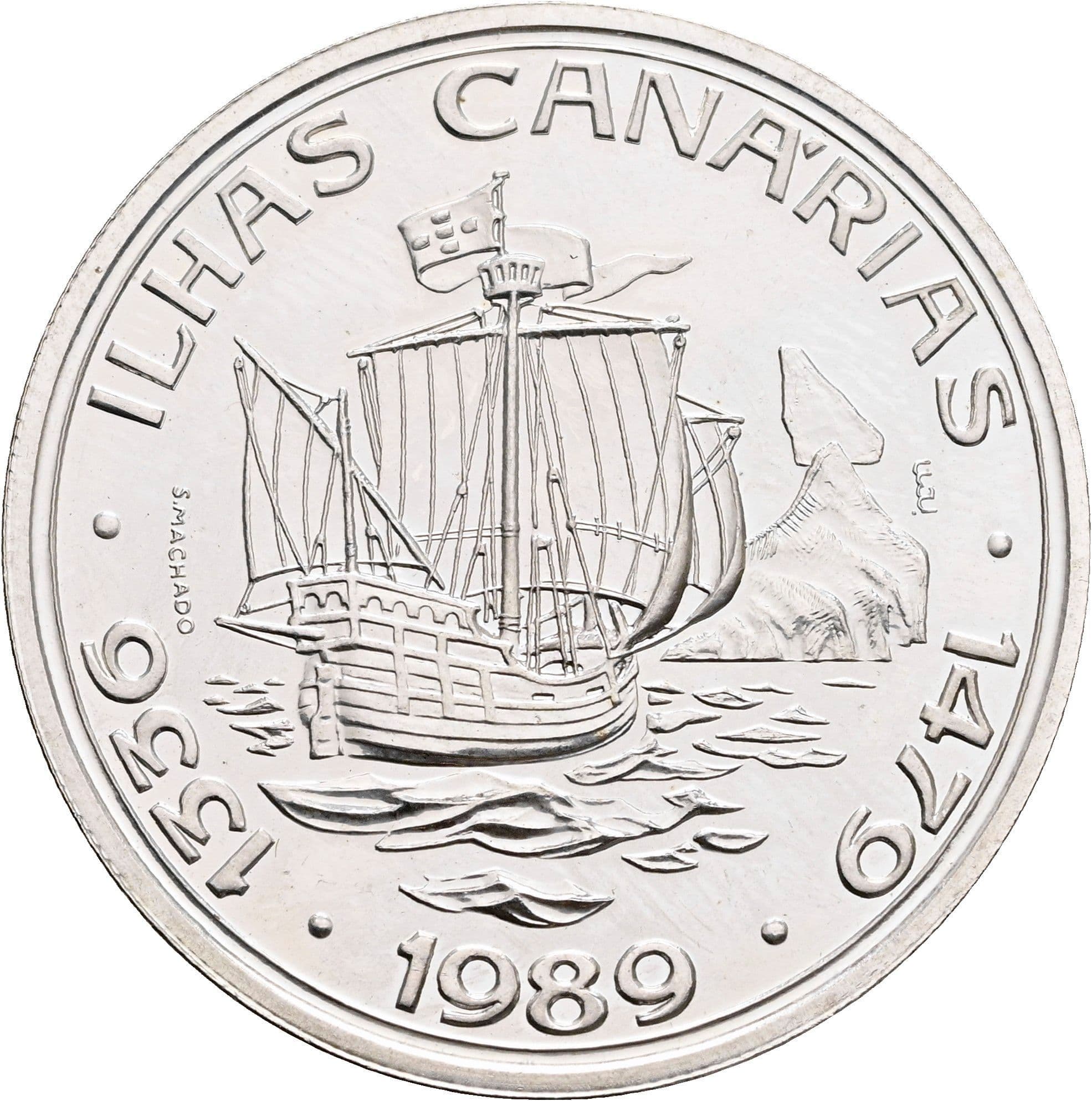 100 Escudos 1989 – Rückseite