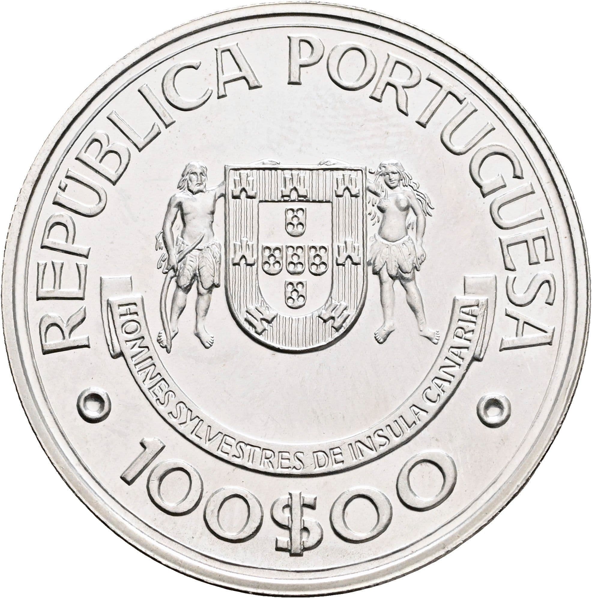 100 Escudos 1989 – Vorderseite
