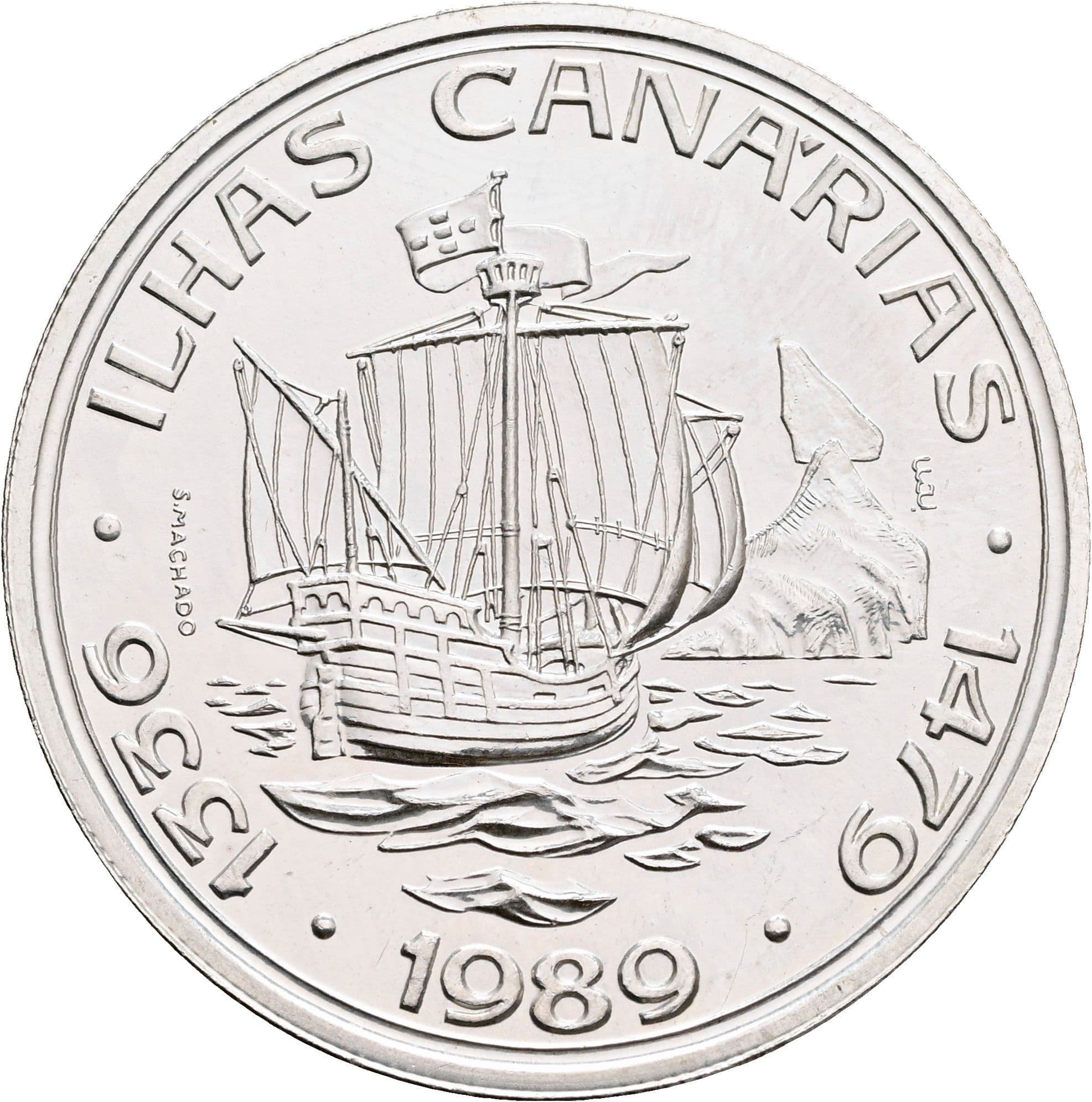 100 Escudos 1989 – Rückseite