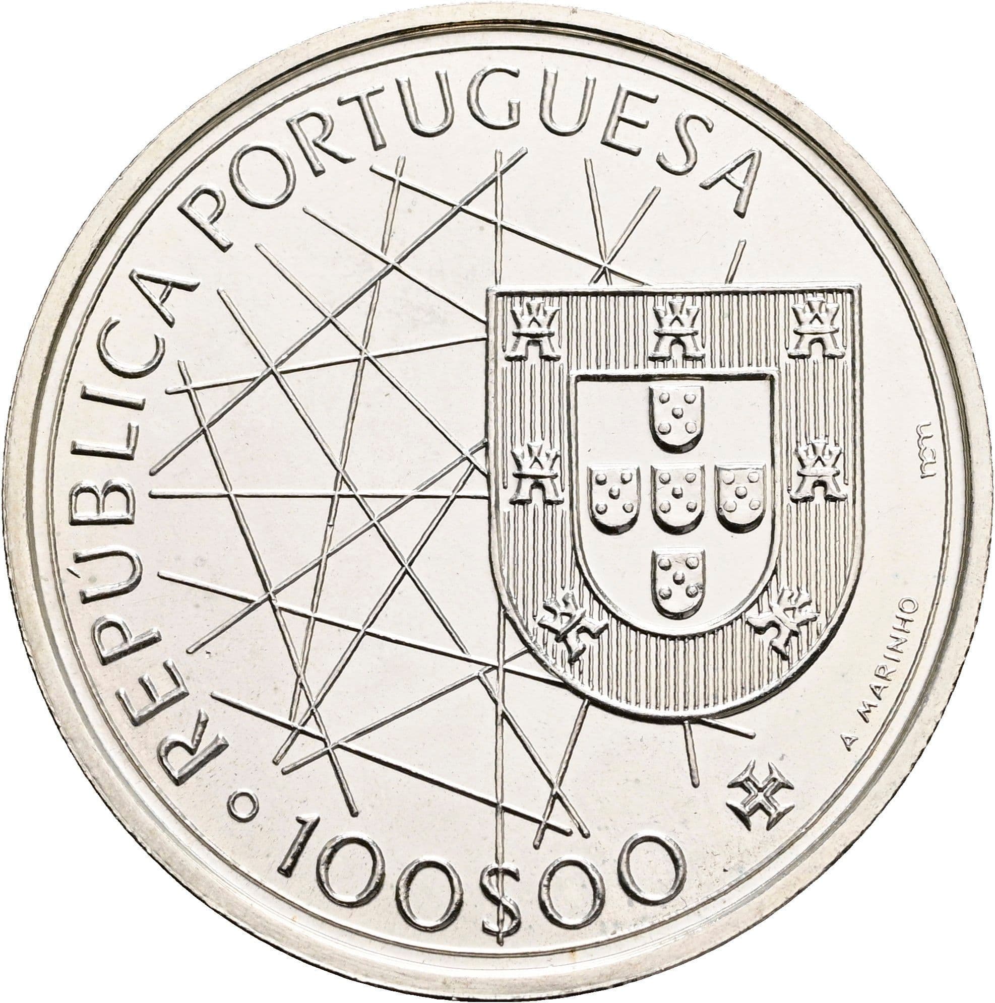 100 Escudos 1989 – Rückseite