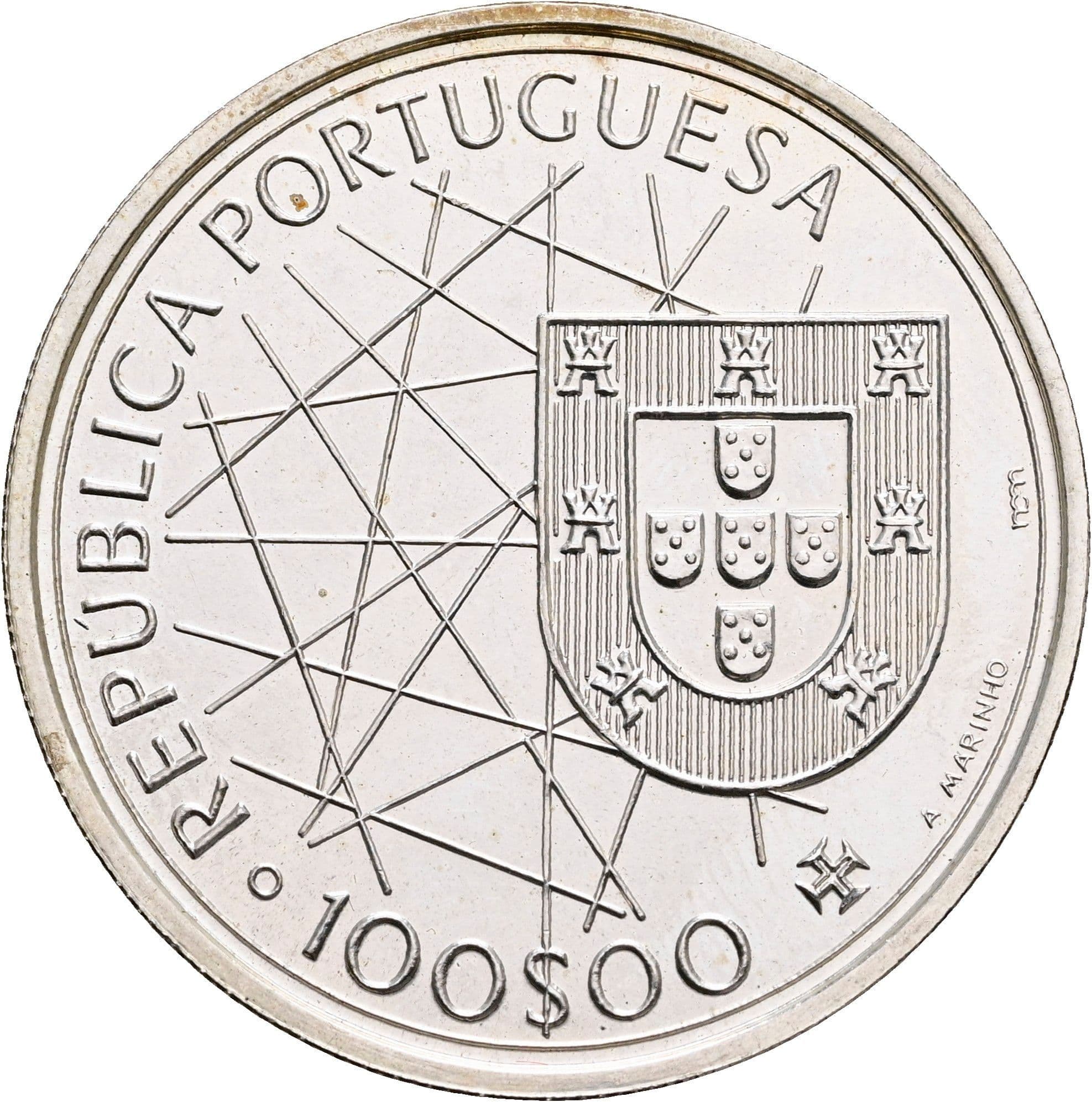 100 Escudos 1989 – Rückseite