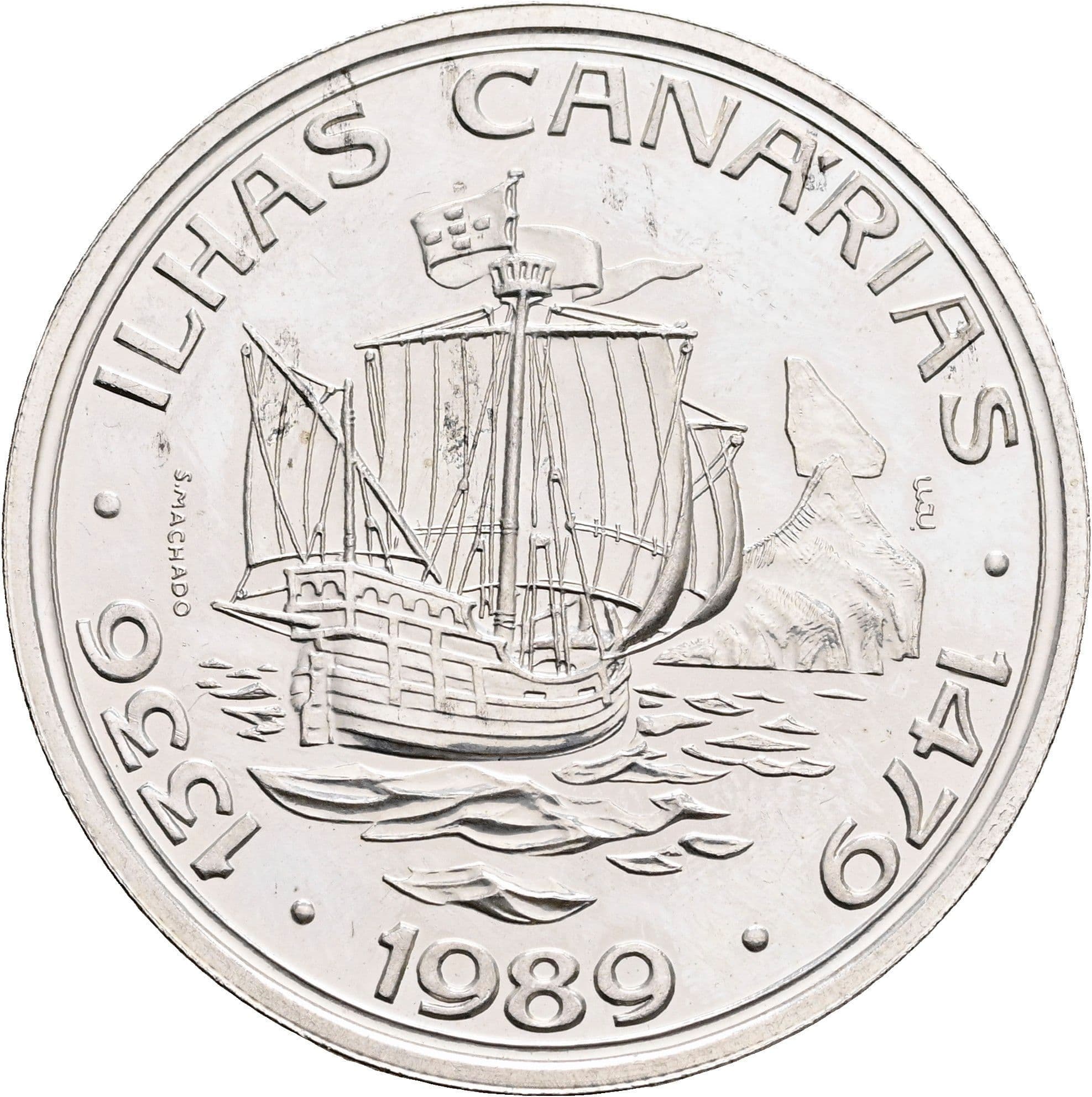 100 Escudos 1989 – Rückseite