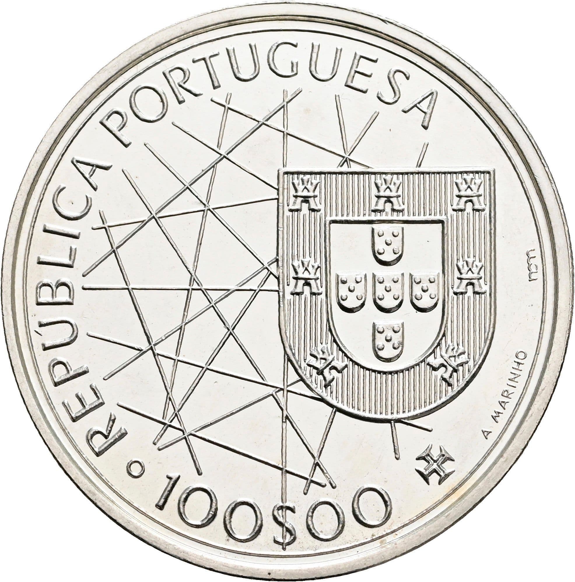 100 Escudos 1989 – Rückseite