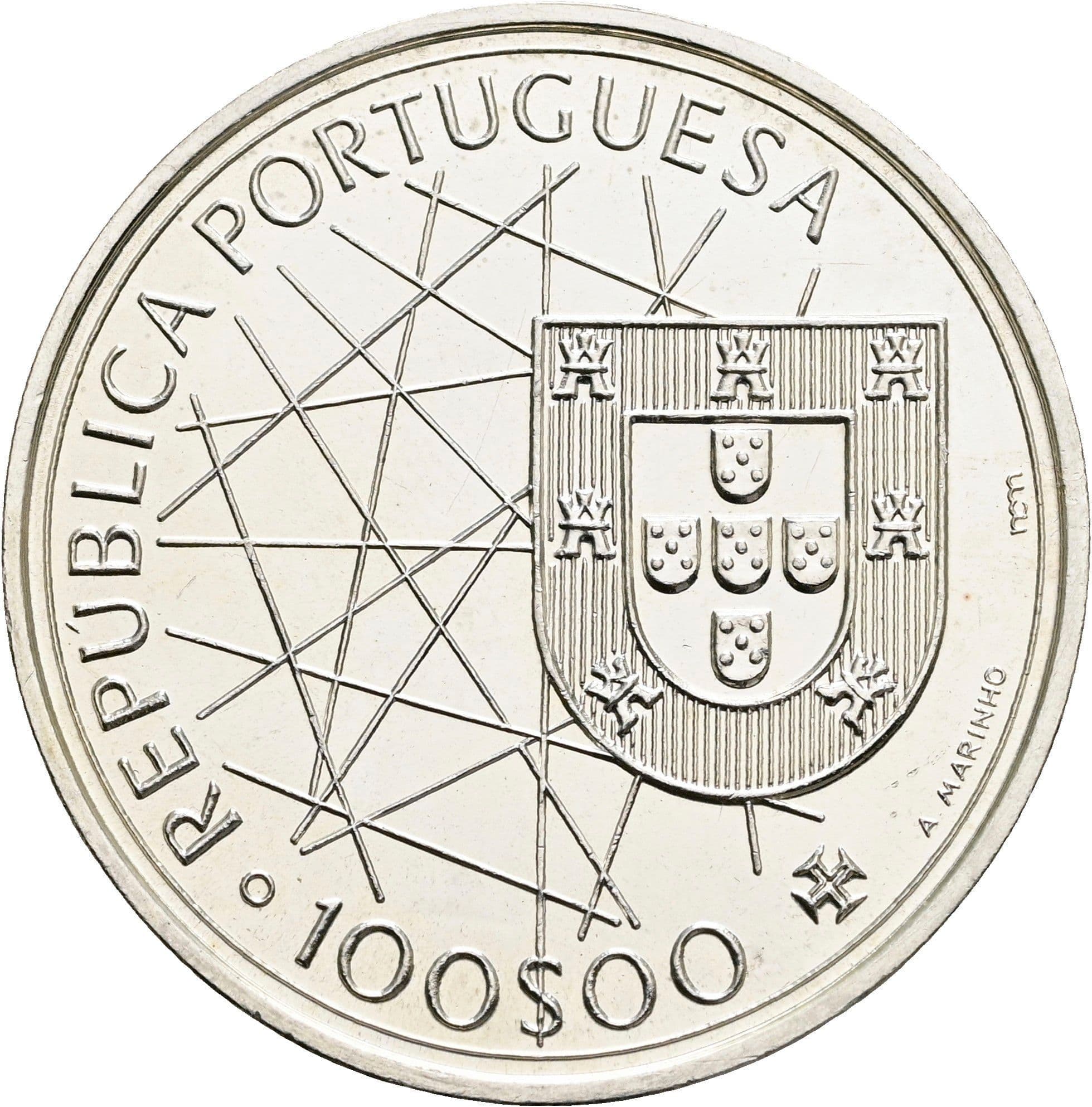 100 Escudos 1989 – Rückseite