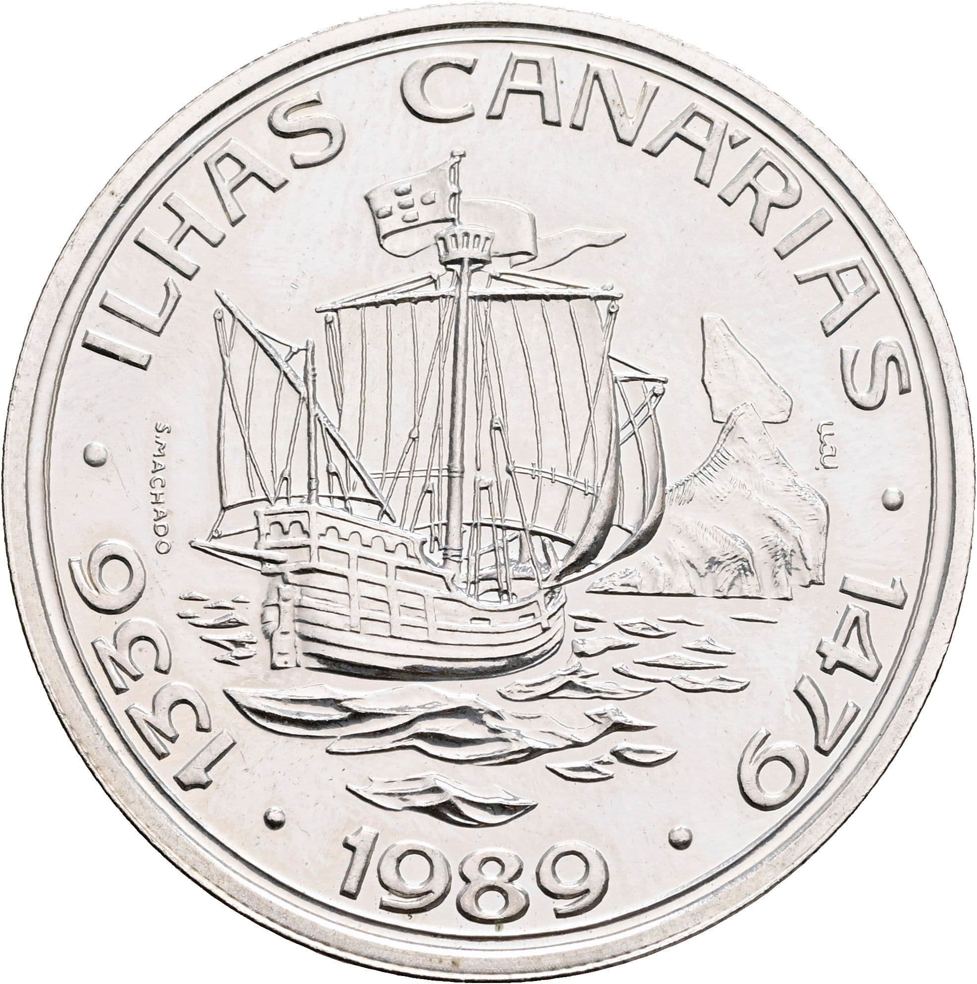 100 Escudos 1989 – Rückseite