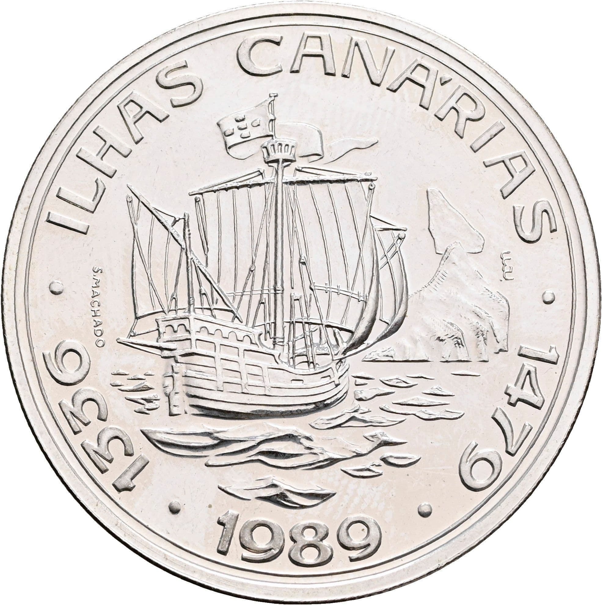 100 Escudos 1989 – Rückseite
