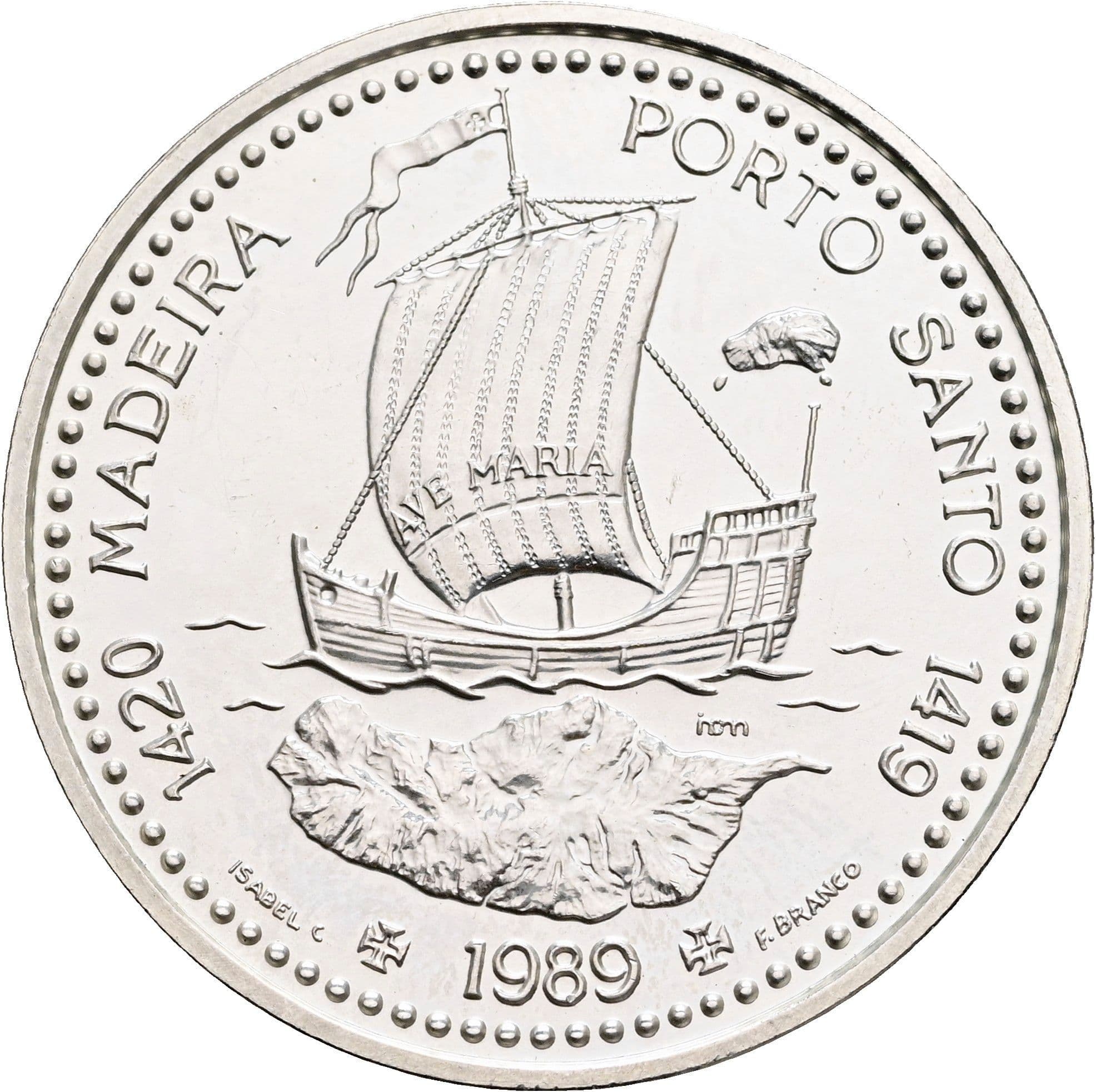 100 Escudos 1989 – Rückseite