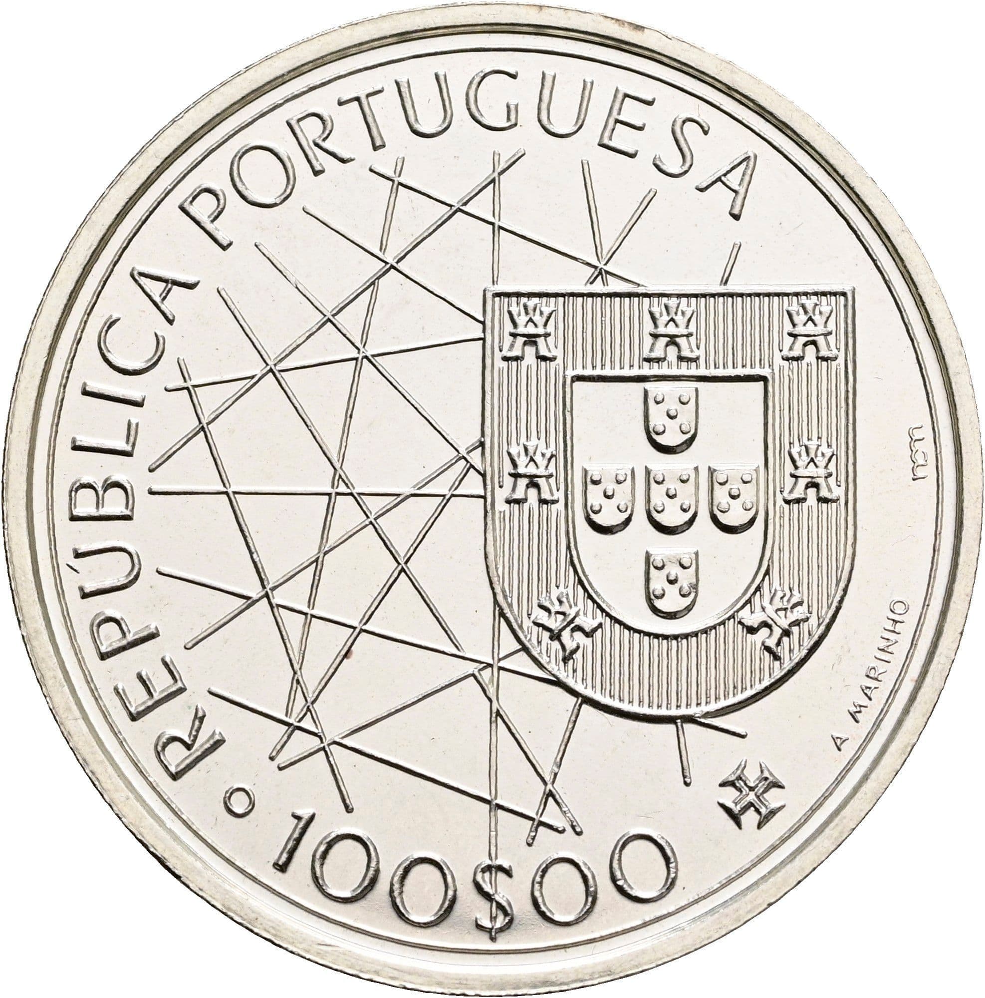 100 Escudos 1989 – Rückseite