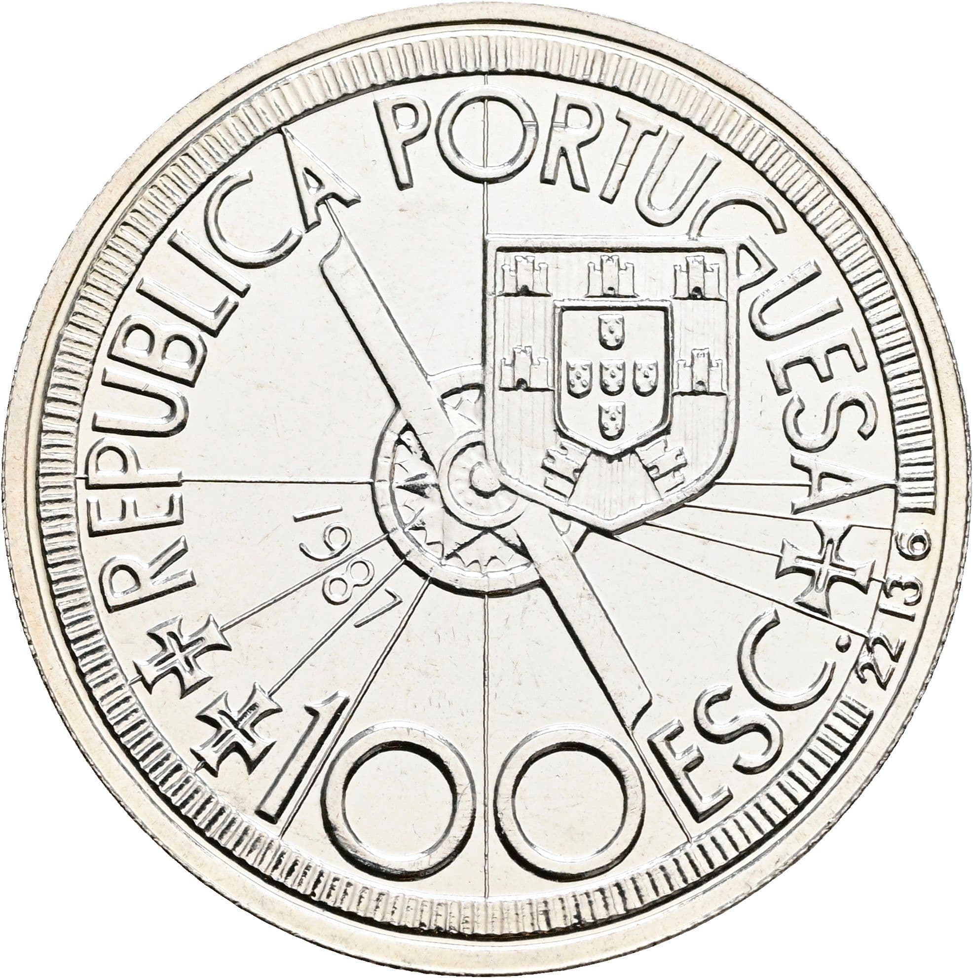 100 Escudos 1987 – Vorderseite