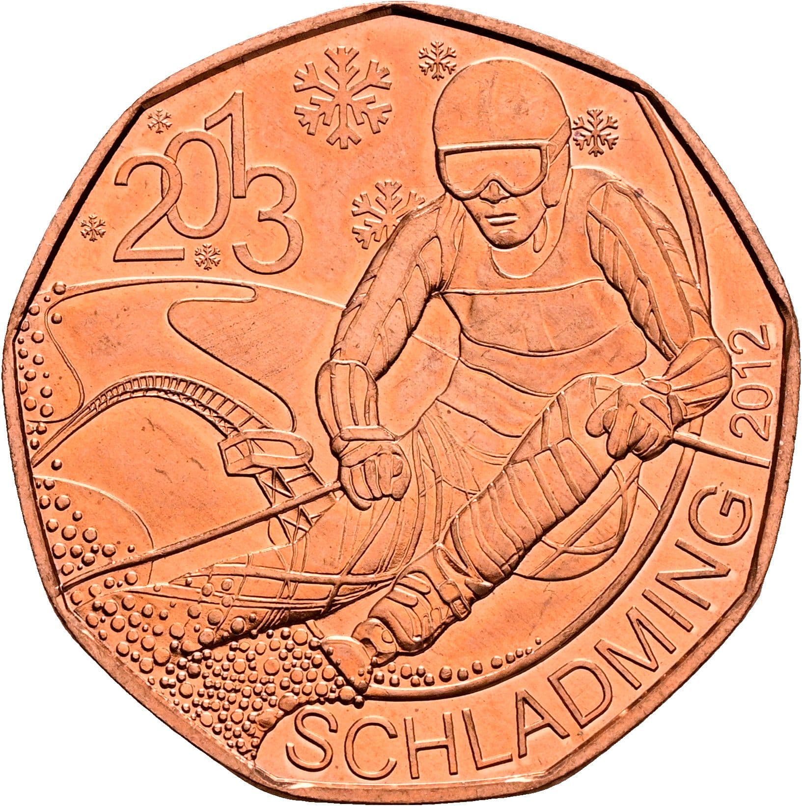 5 Euro 2012 – Rückseite