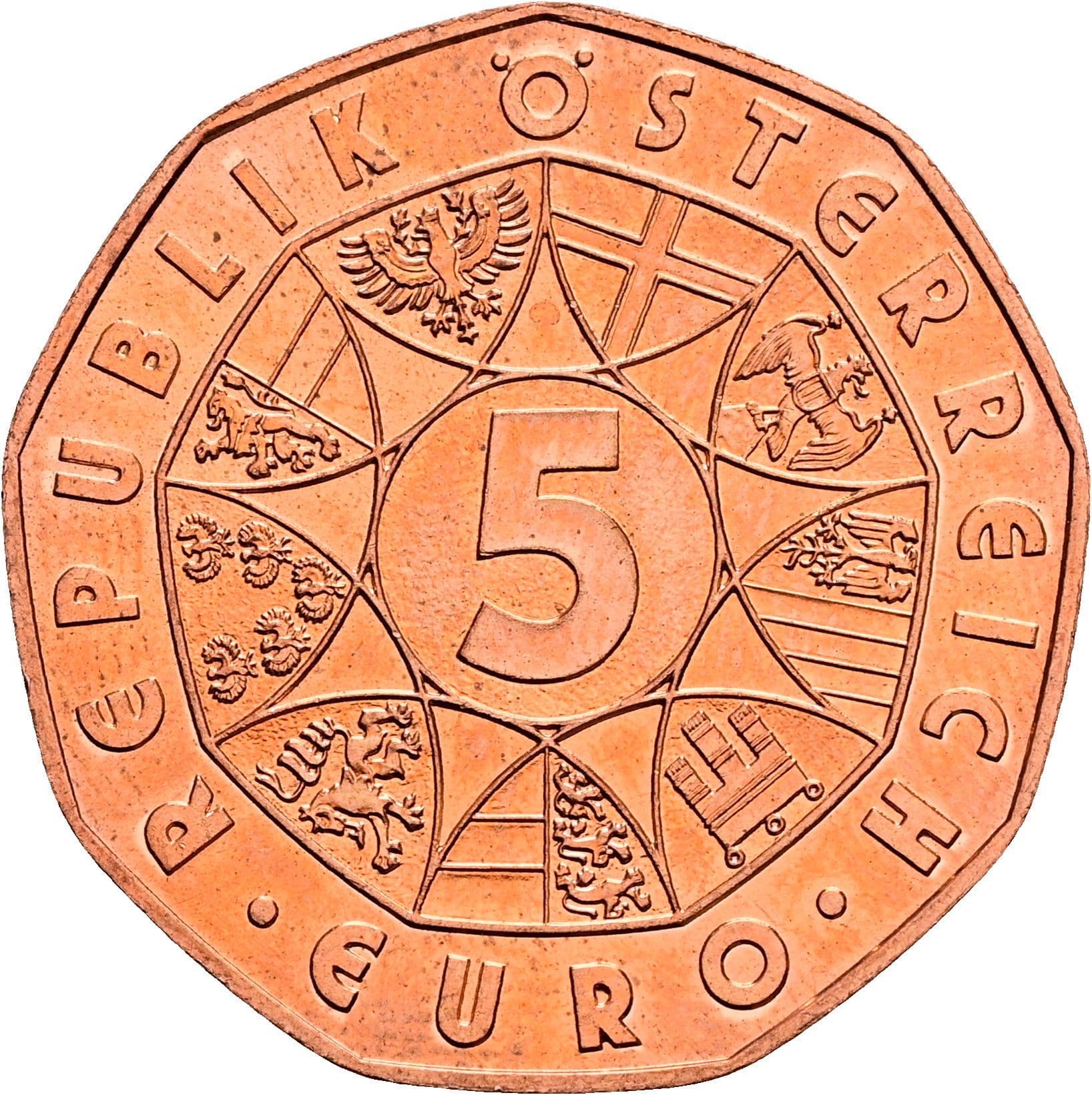 5 Euro 2012 – Vorderseite