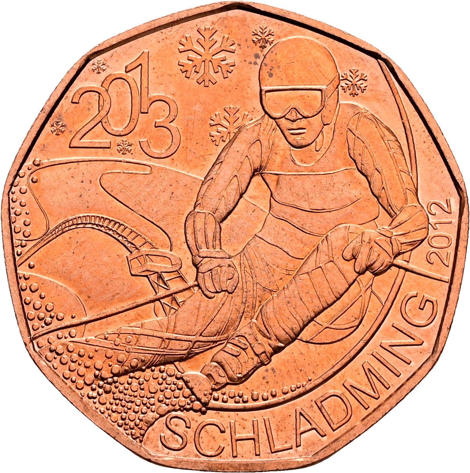 5 Euro 2012 – Rückseite