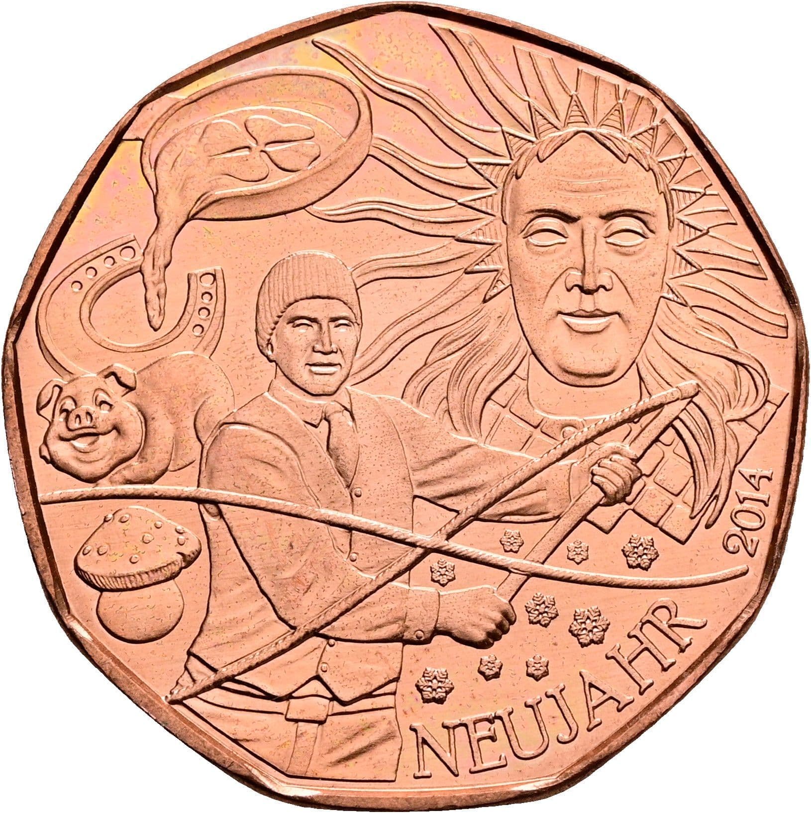5 Euro 2013 – Rückseite