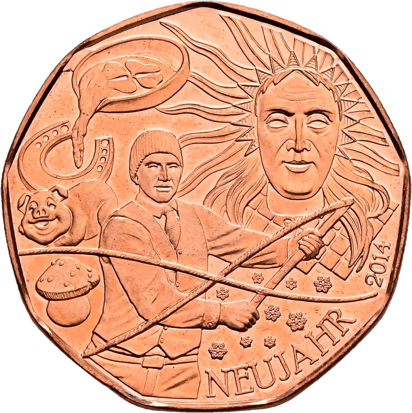 5 Euro 2013 – Rückseite