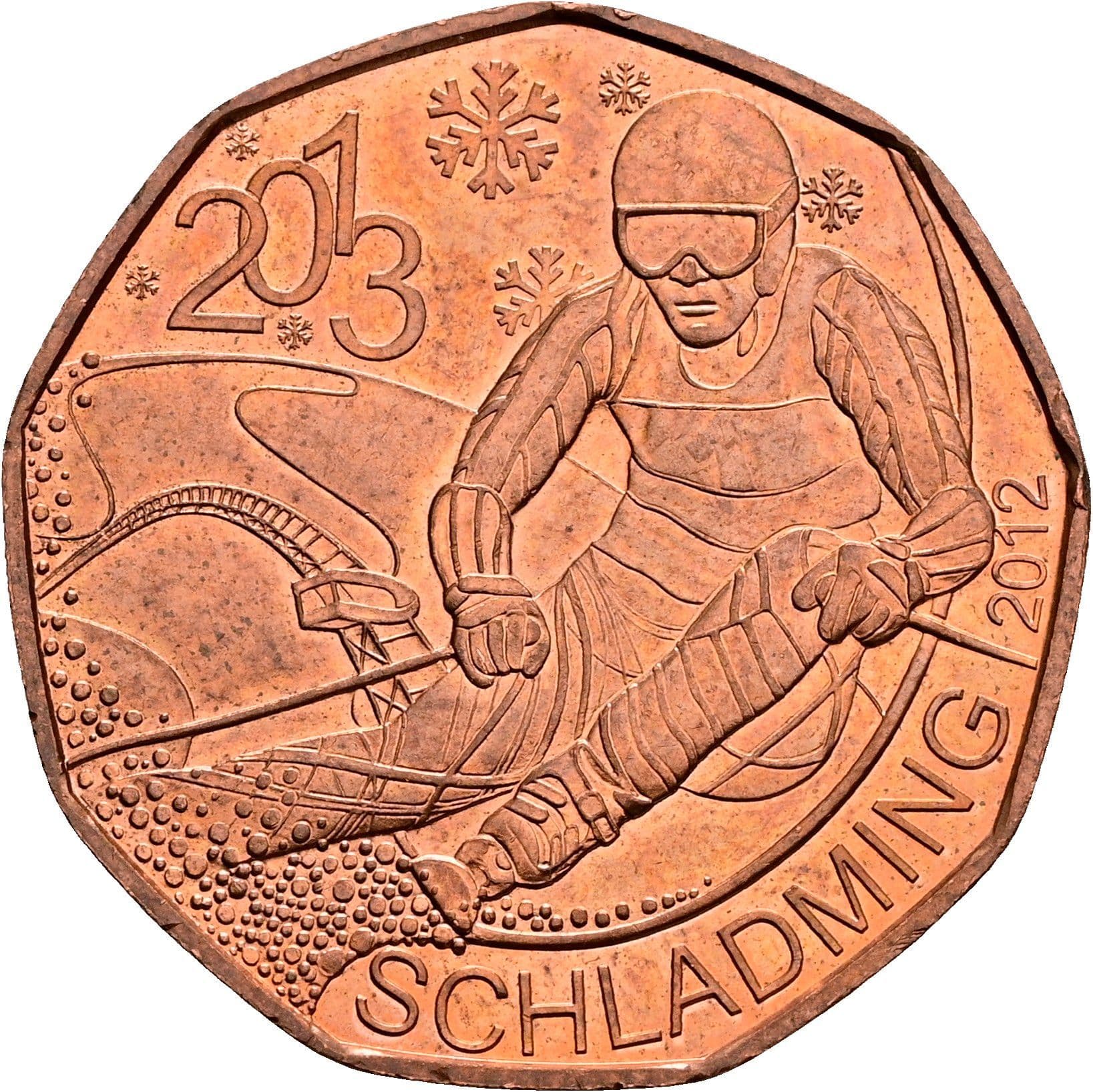 5 Euro 2012 – Rückseite