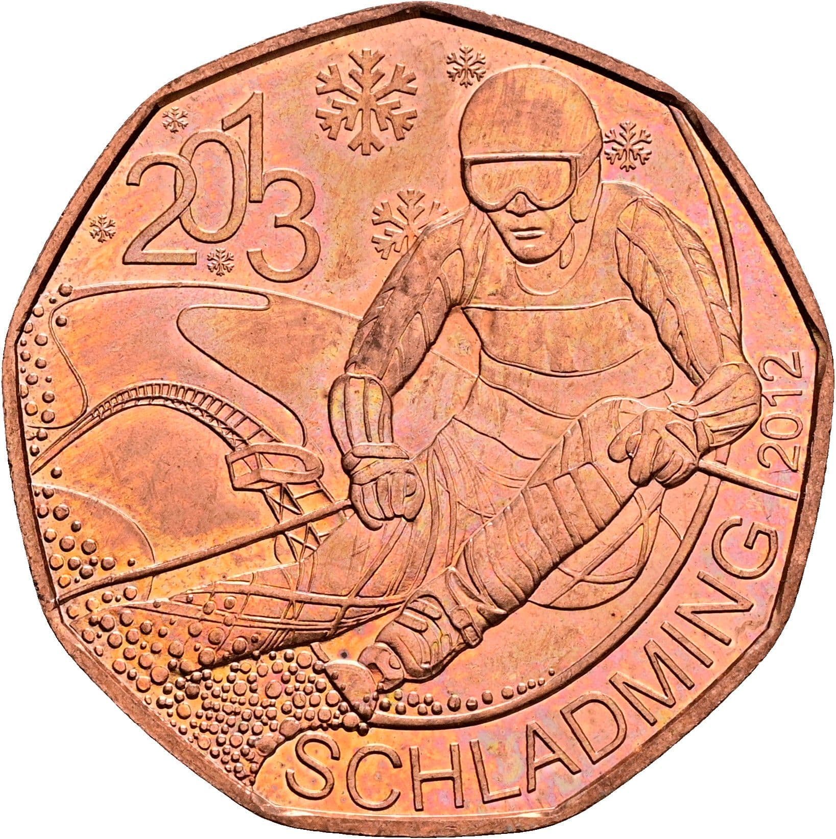 5 Euro 2012 – Rückseite