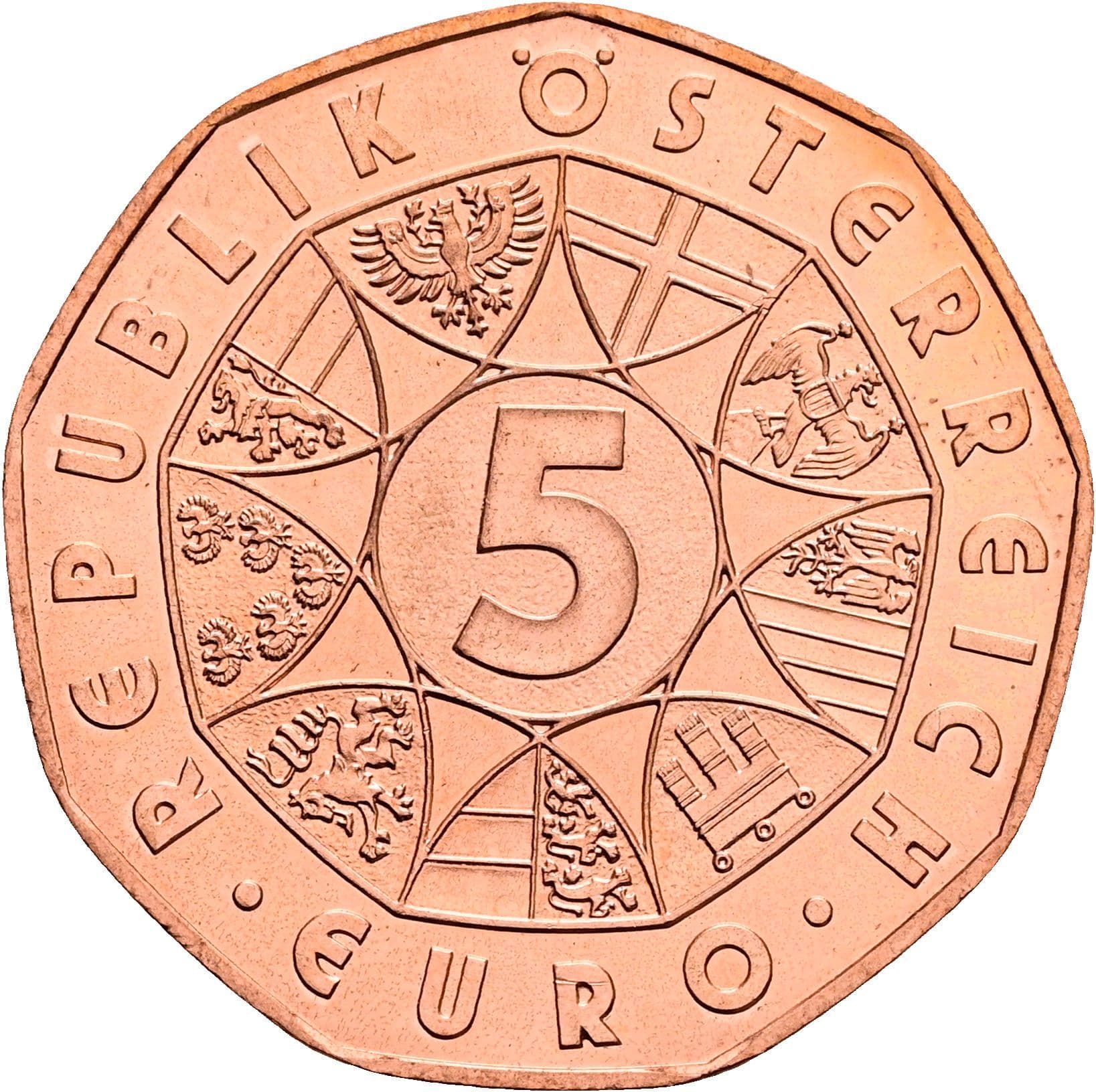 5 Euro 2012 – Vorderseite