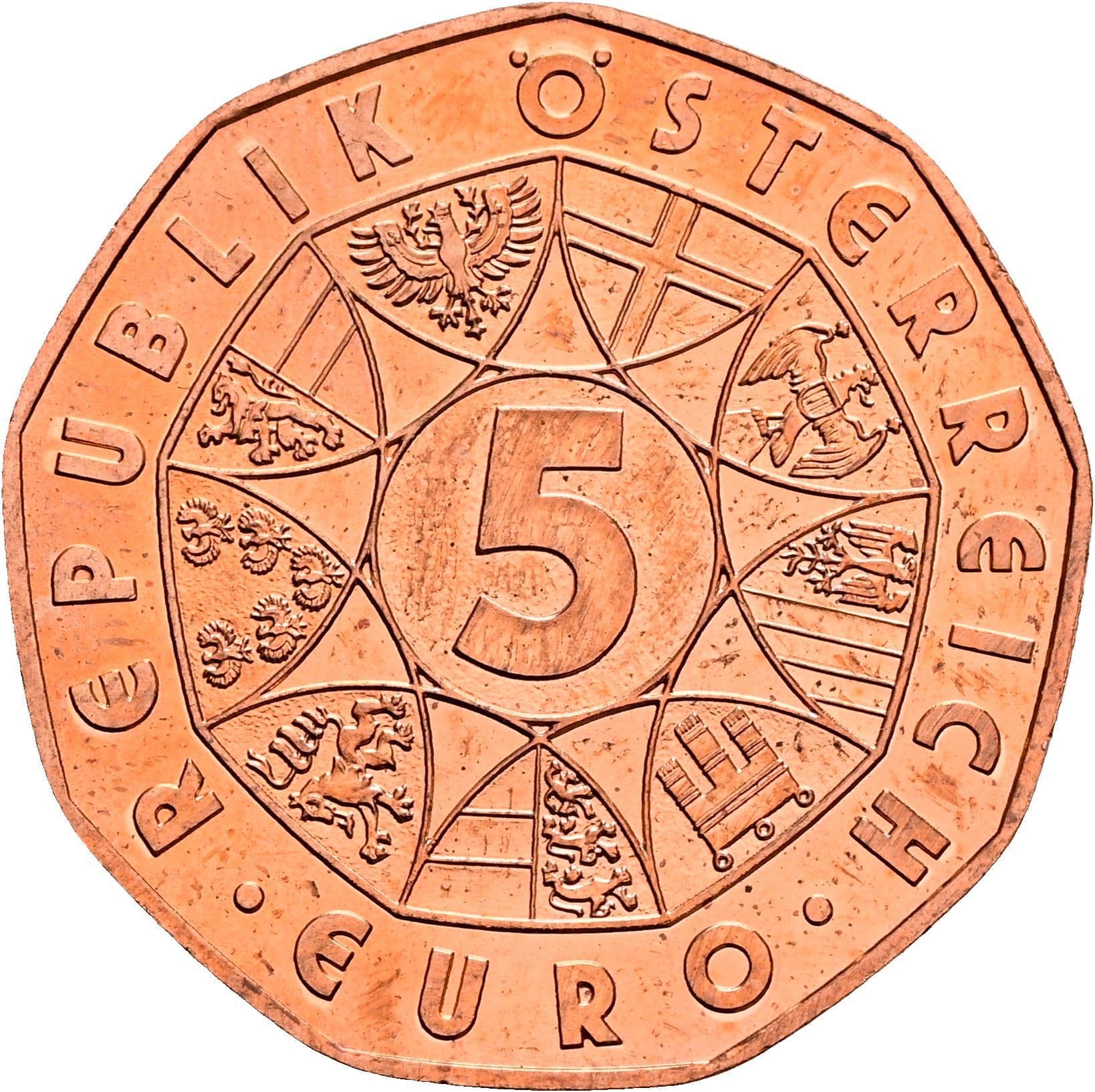 5 Euro 2012 – Vorderseite