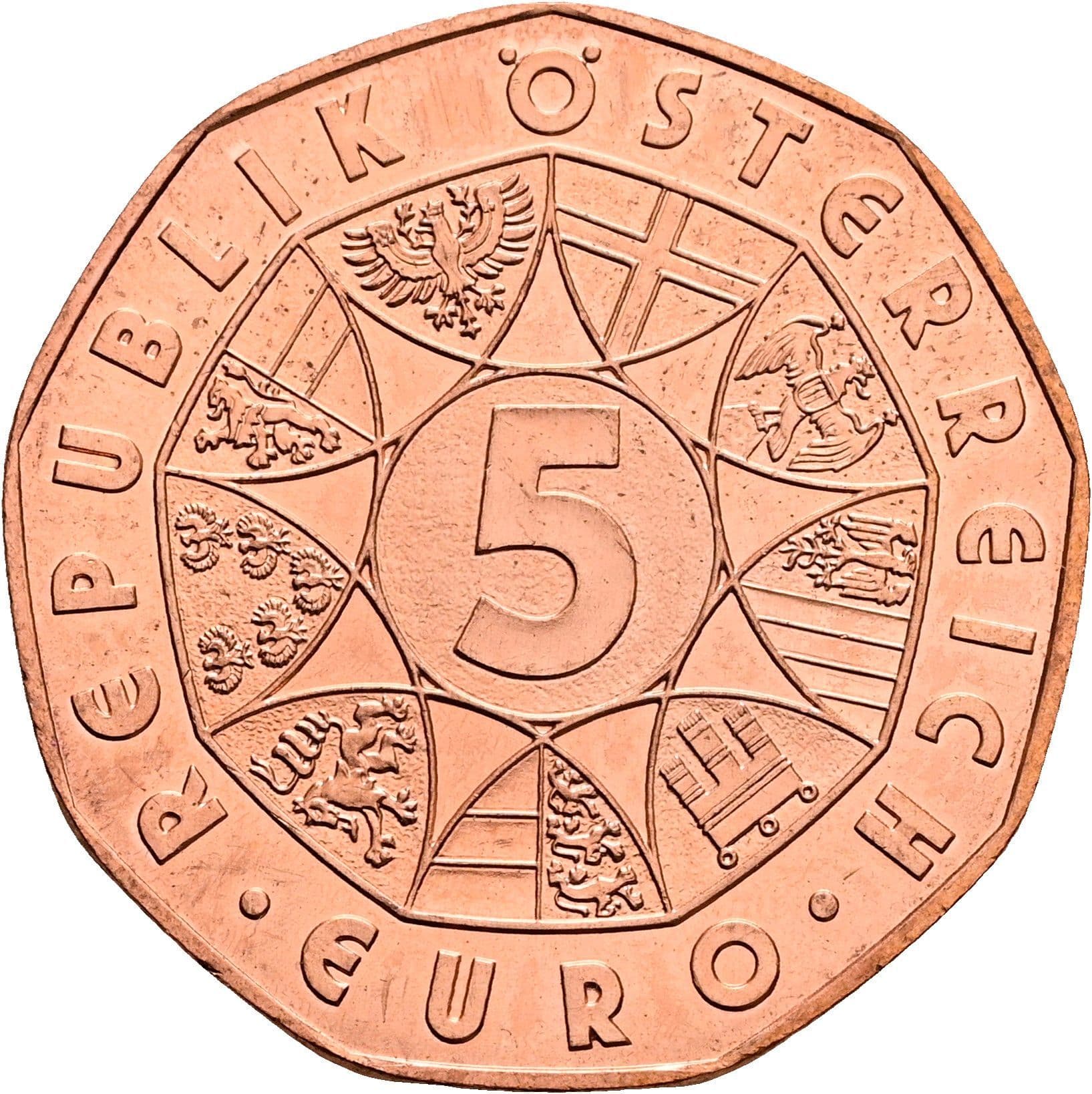 5 Euro 2012 – Vorderseite