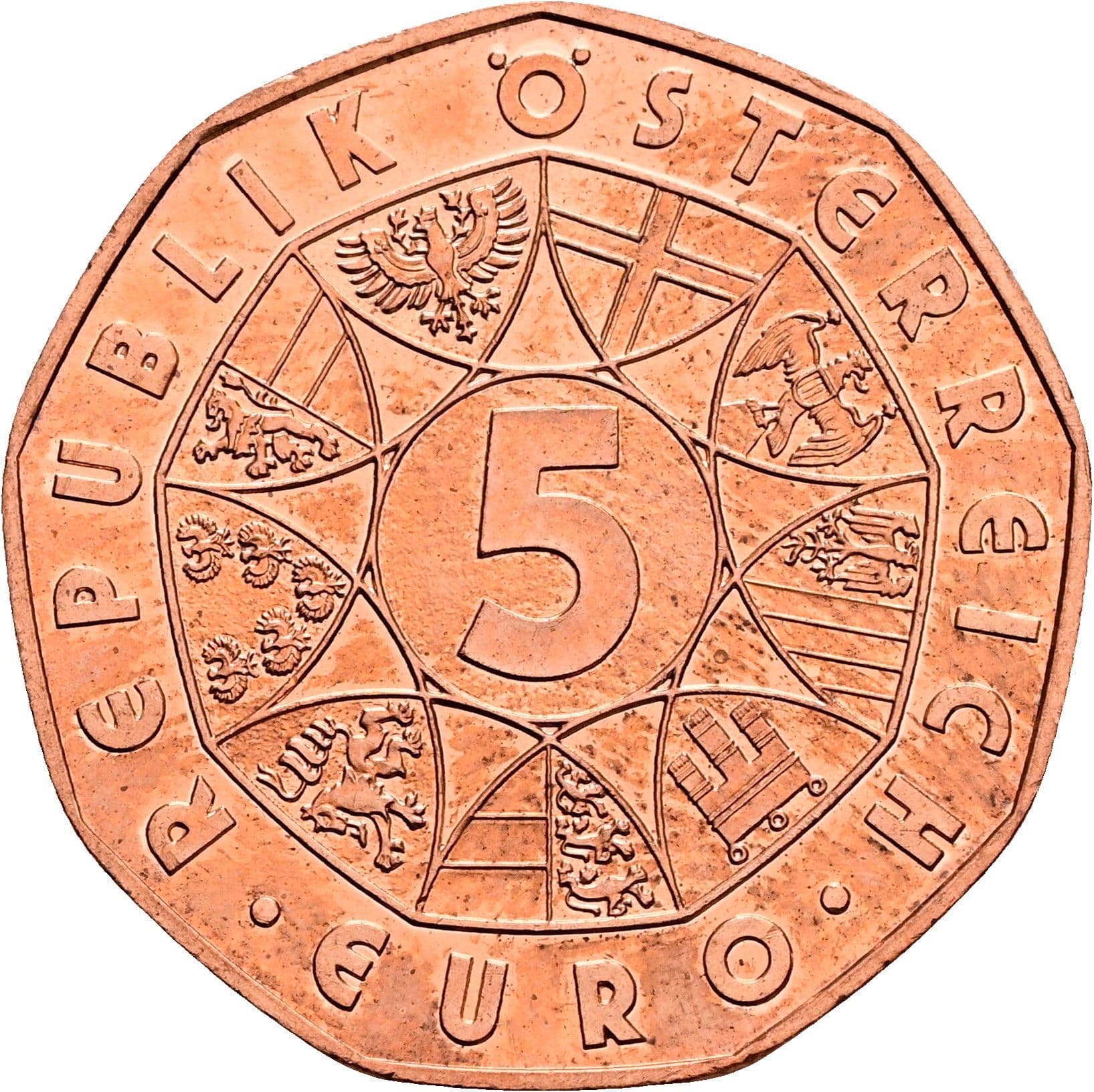 5 Euro 2012 – Vorderseite