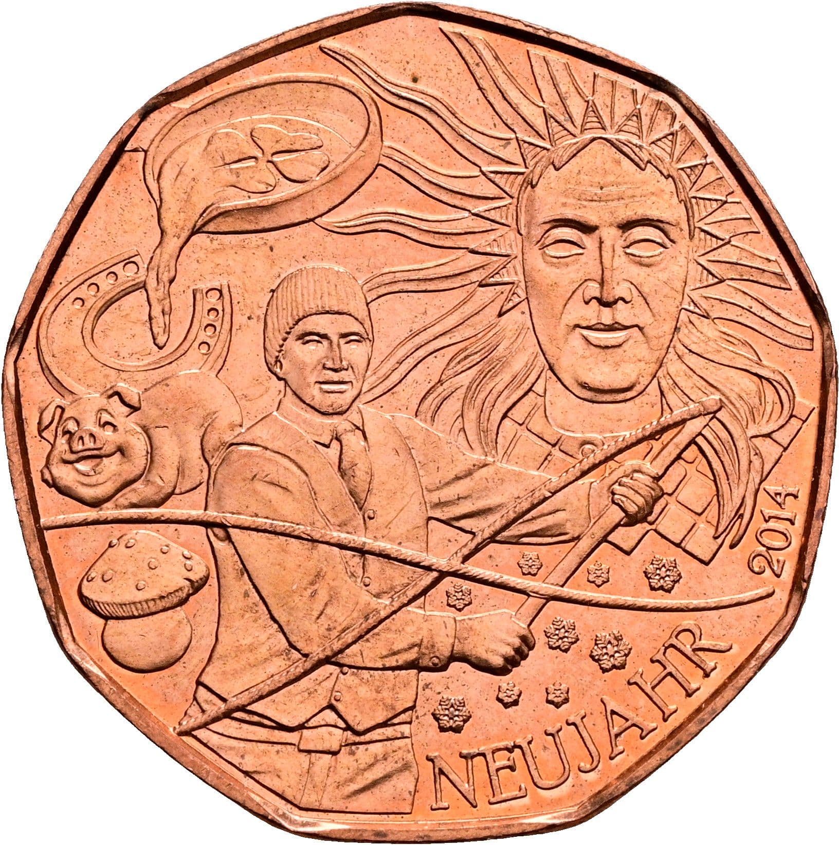 5 Euro 2013 – Rückseite