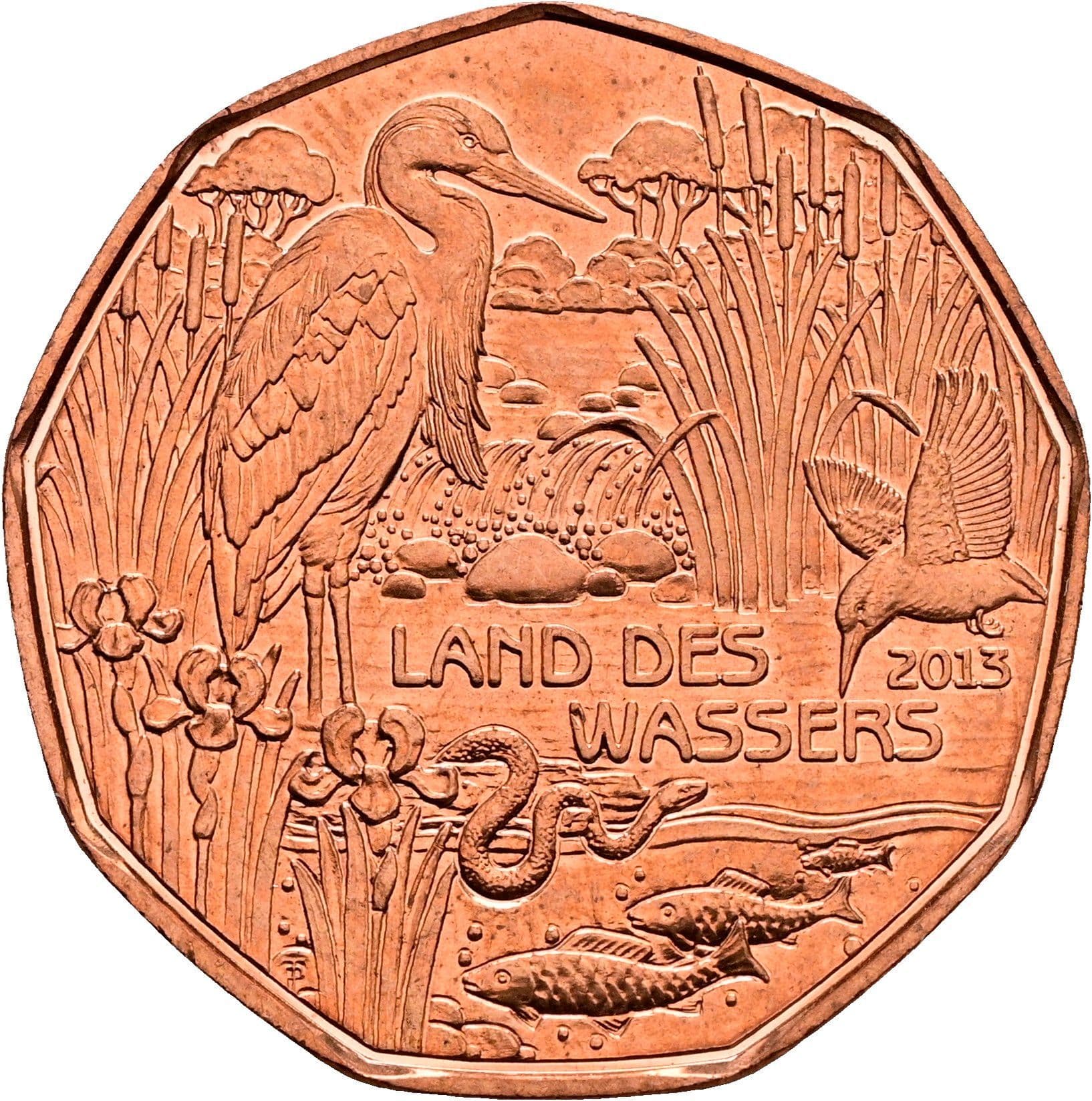 5 Euro 2013 – Rückseite