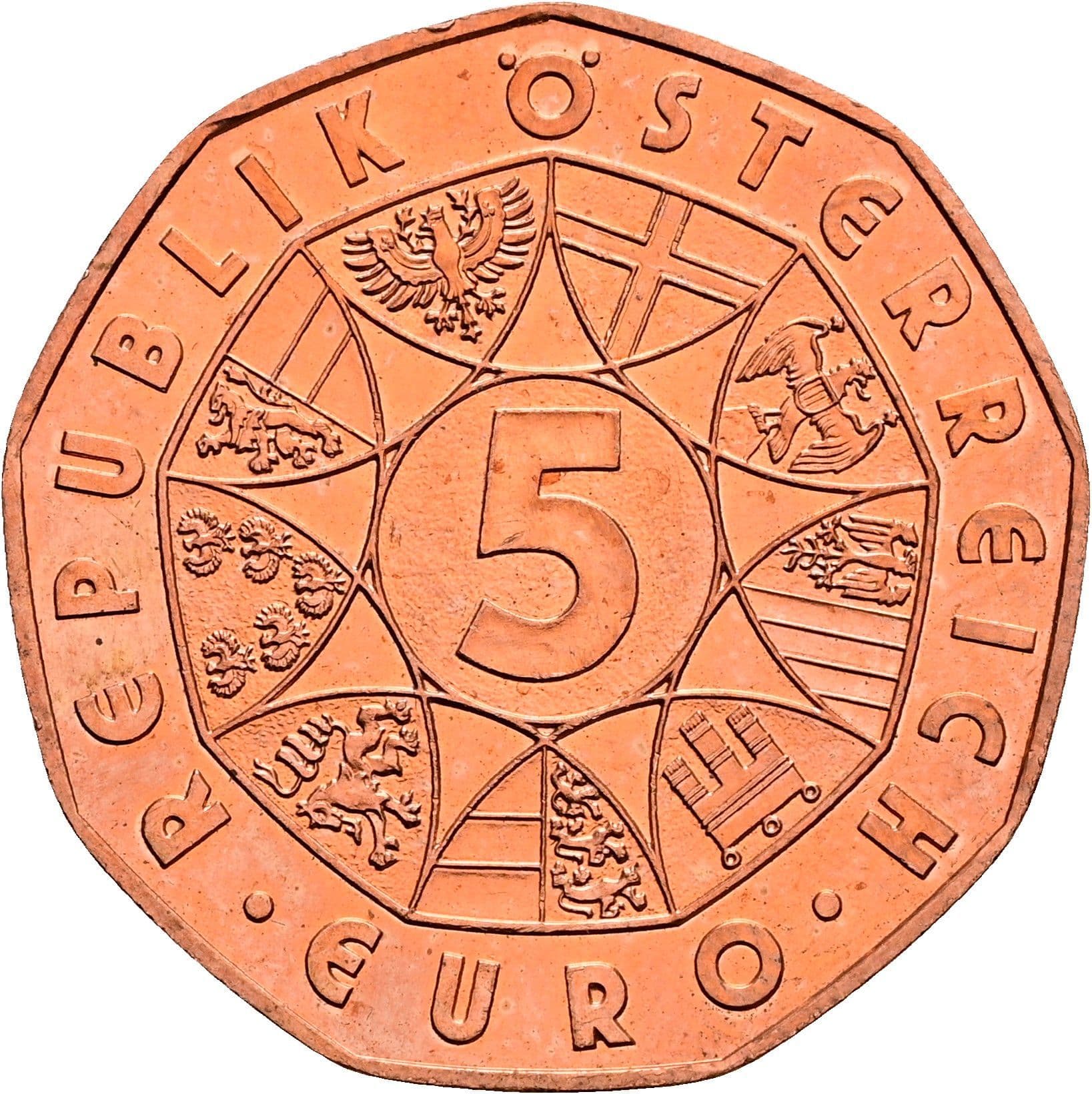 5 Euro 2012 – Vorderseite