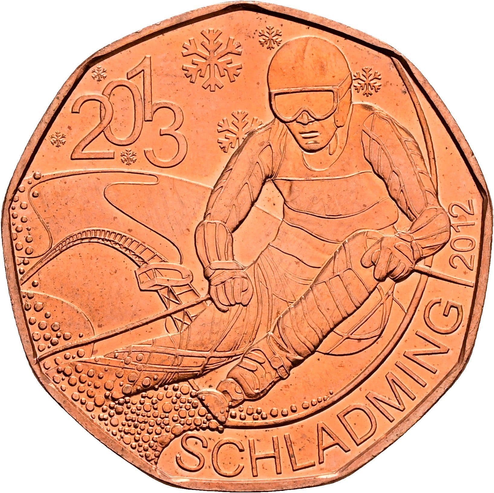 5 Euro 2012 – Rückseite