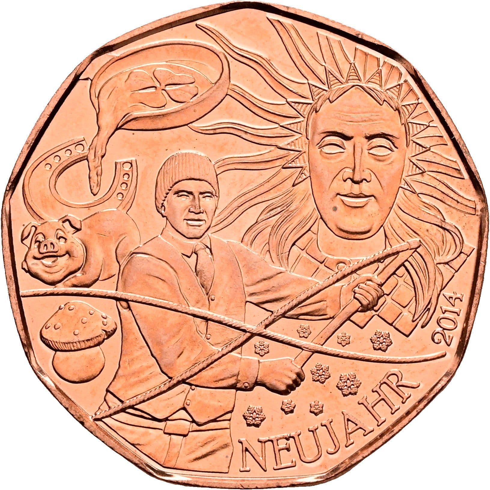5 Euro 2013 – Rückseite