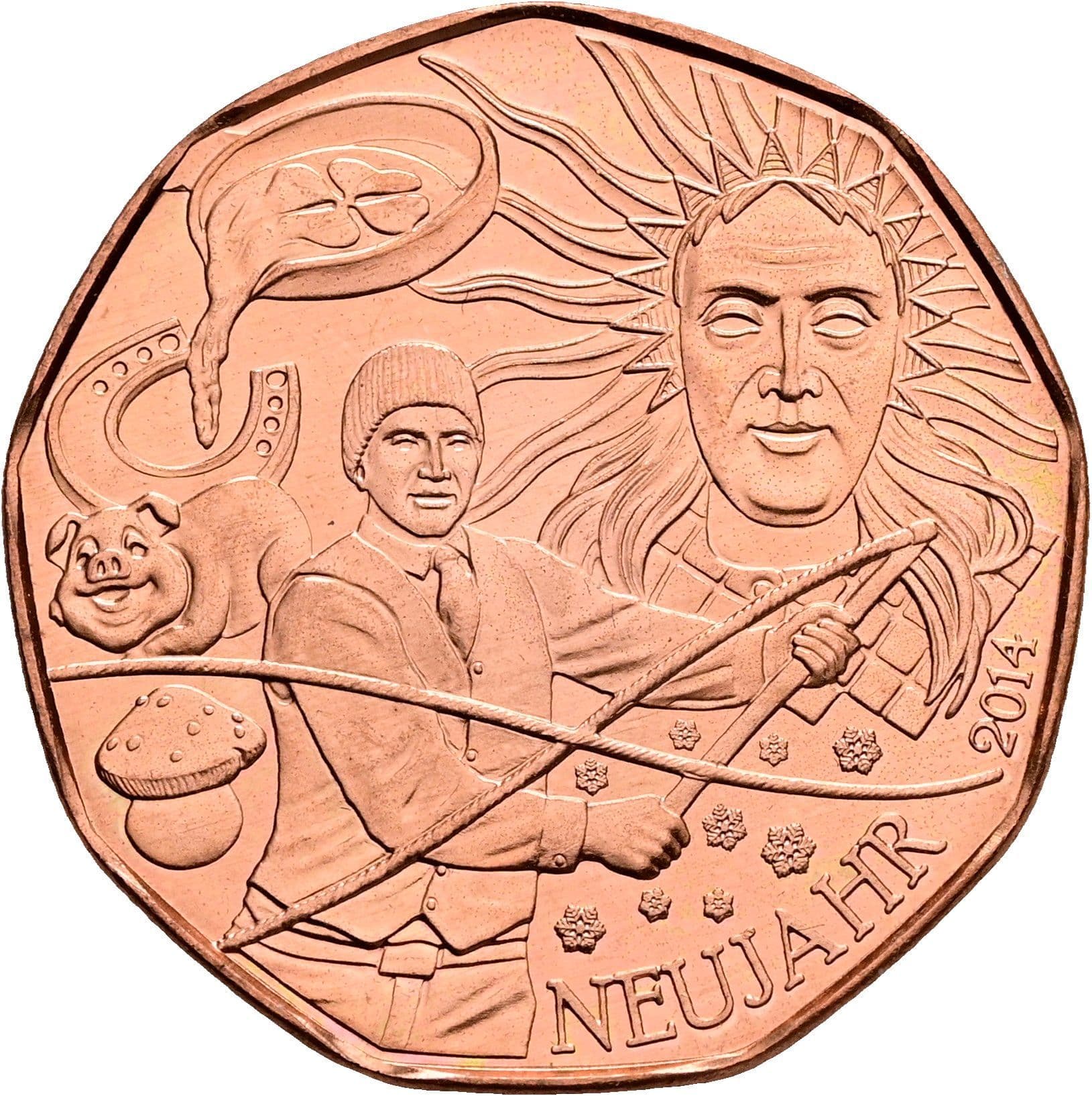 5 Euro 2013 – Rückseite