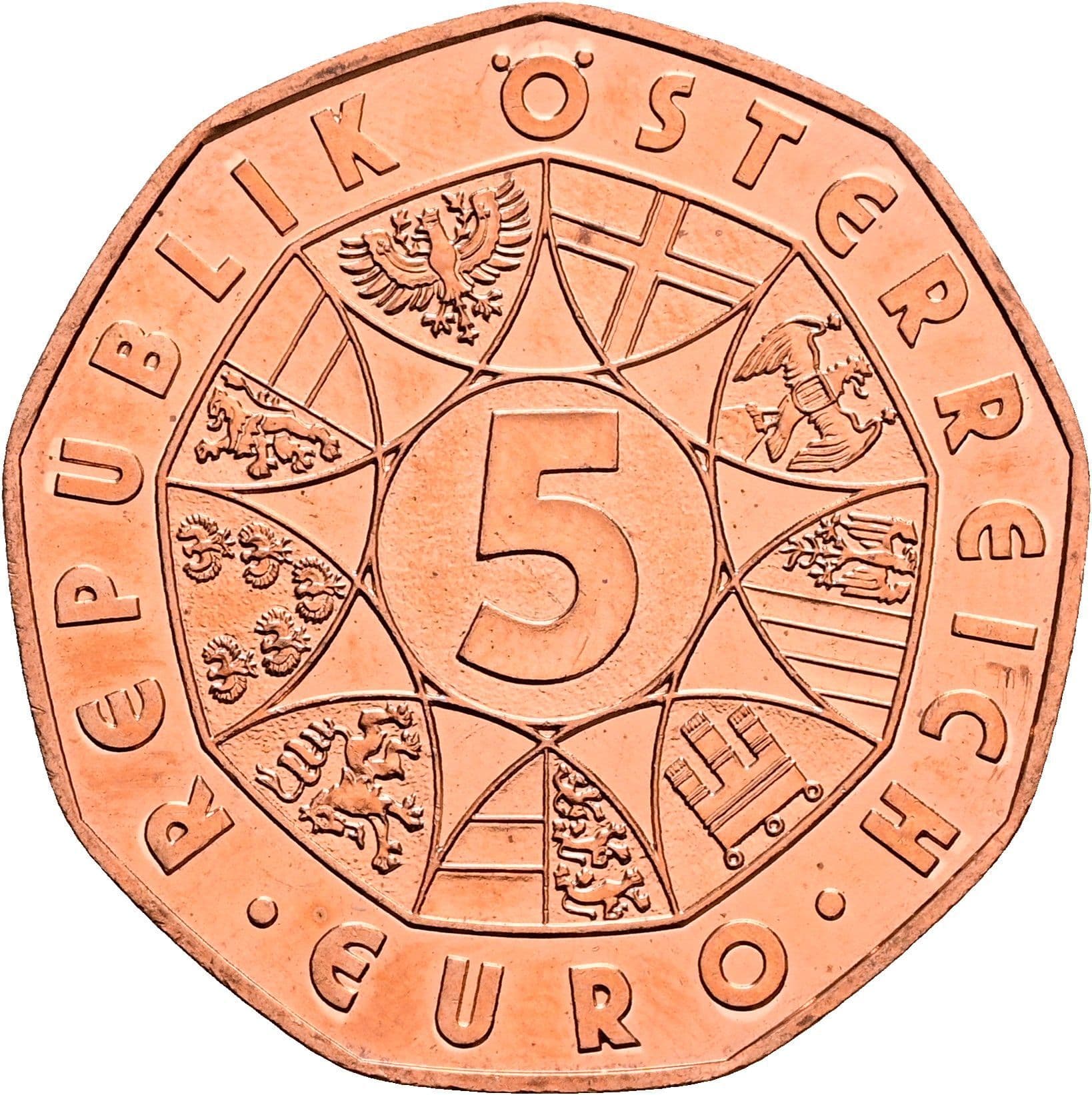 5 Euro 2012 – Vorderseite