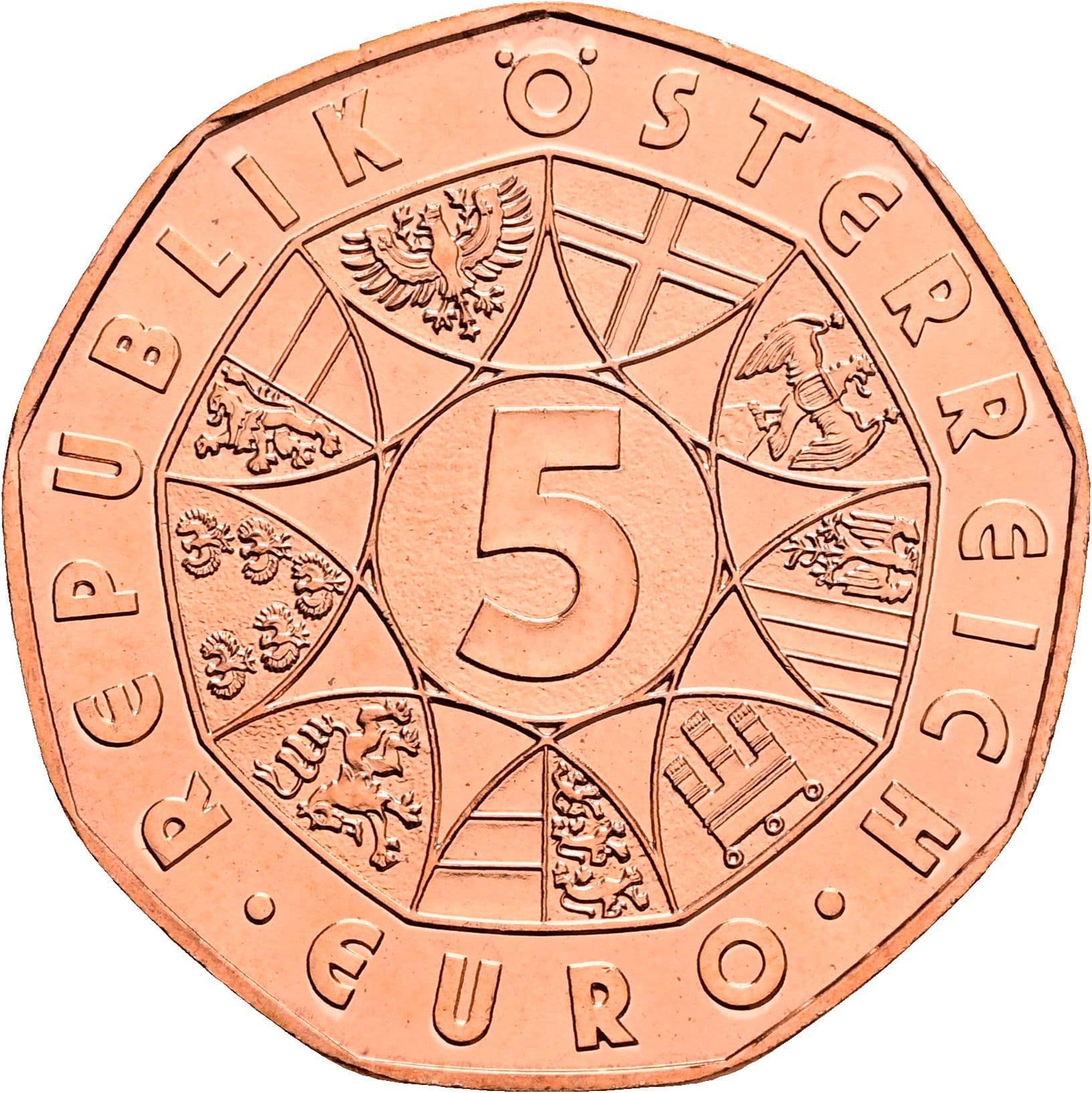 5 Euro 2012 – Vorderseite