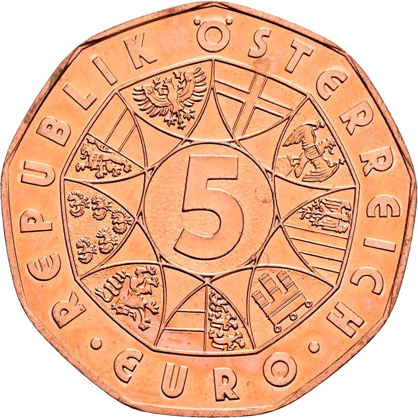 5 Euro 2013 – Vorderseite