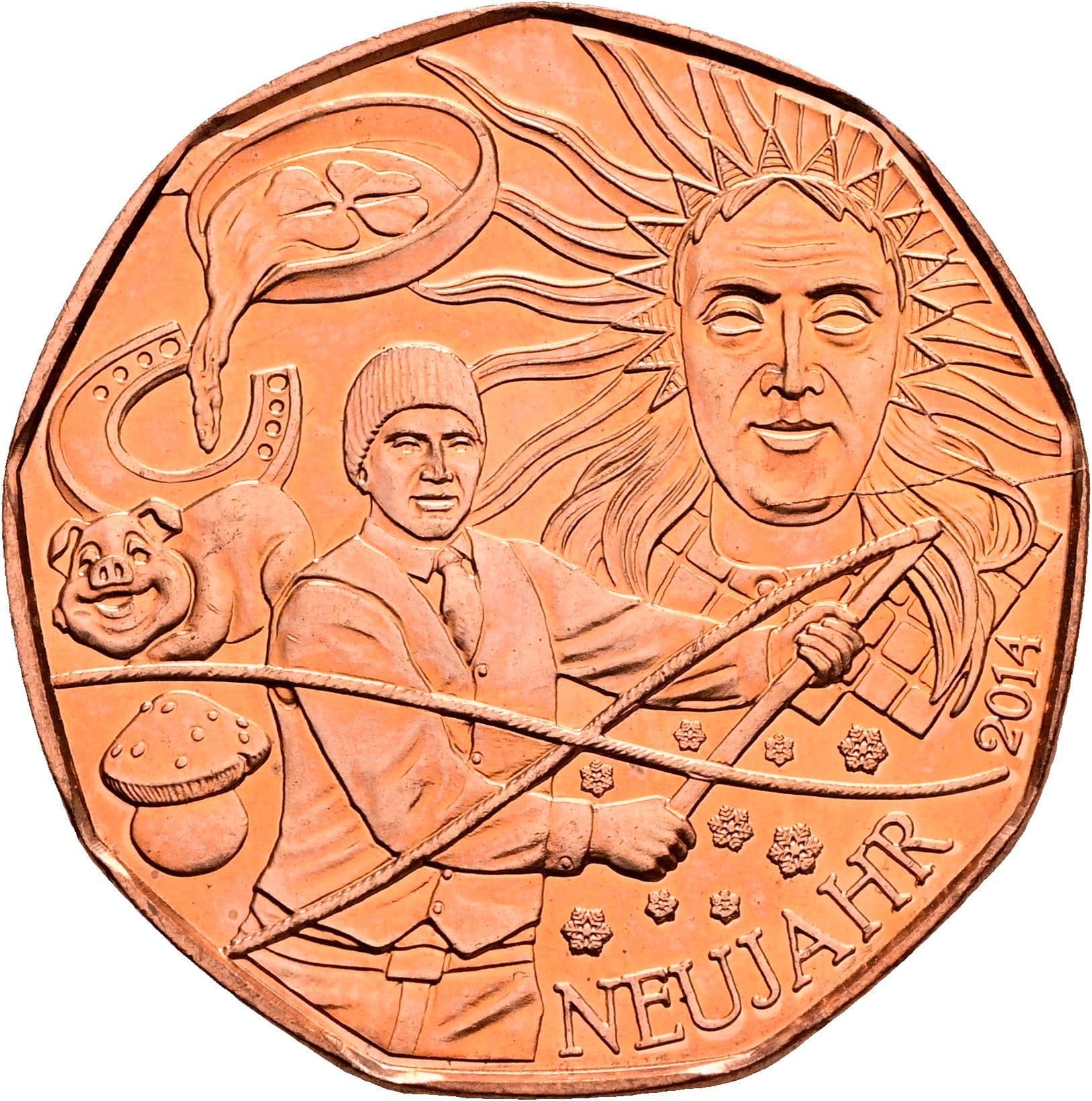 5 Euro 2013 – Rückseite